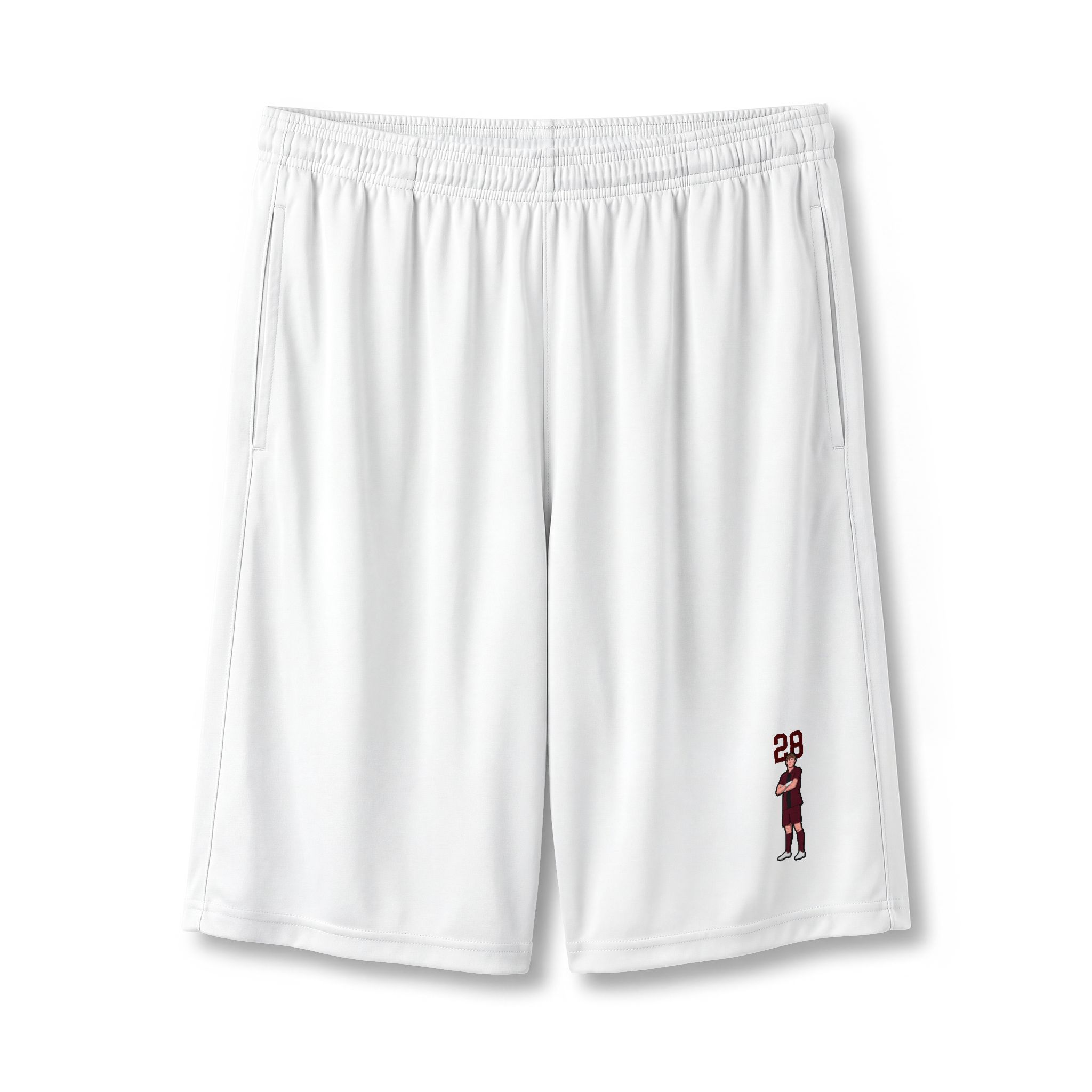 Shorts — character_number_top in White