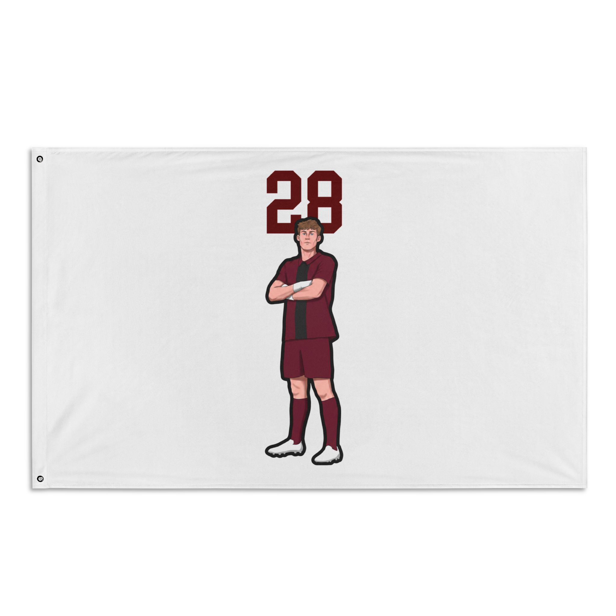Flag (35 × 56 in) — character_number_top in Classic