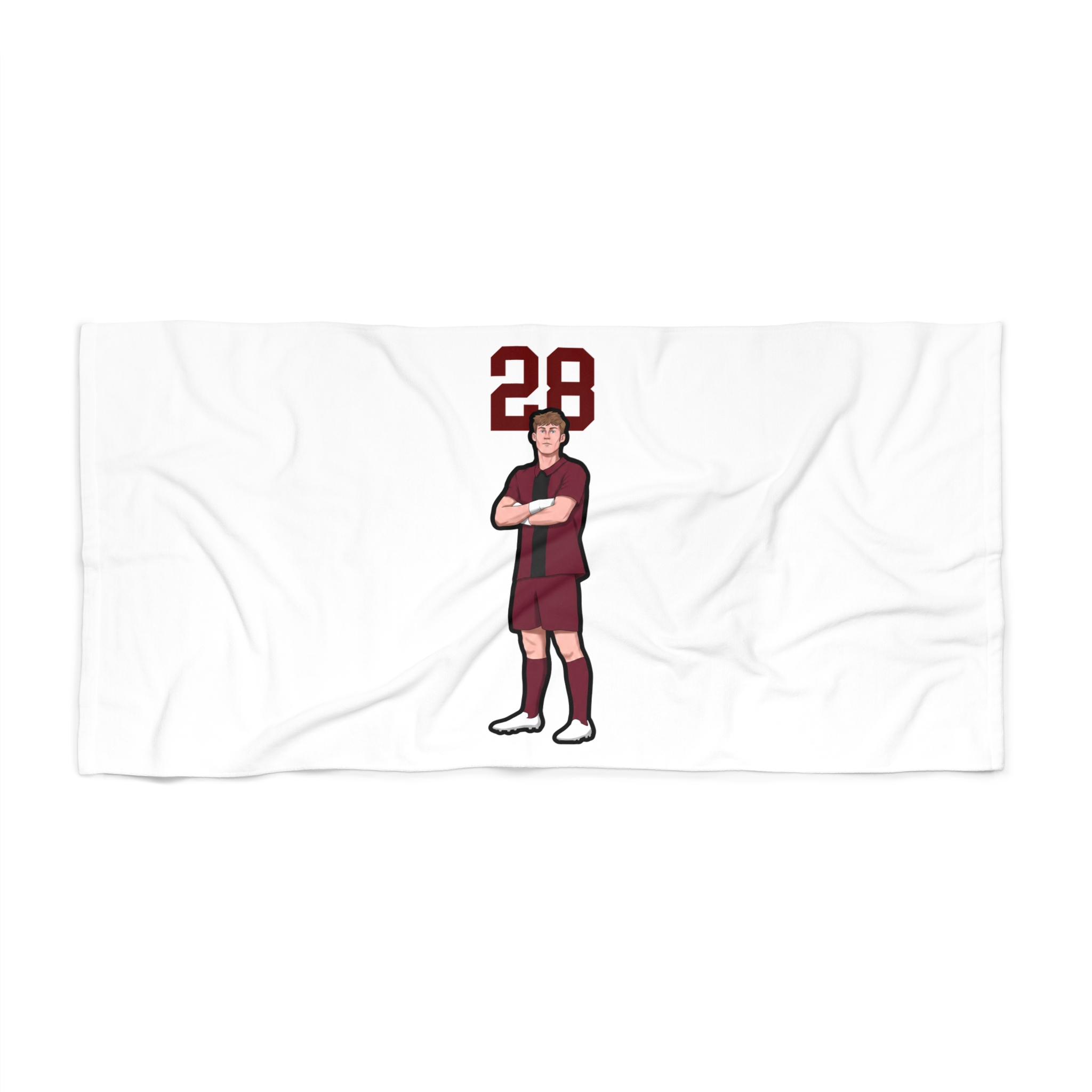 Beach Towel — character_number_top in Classic