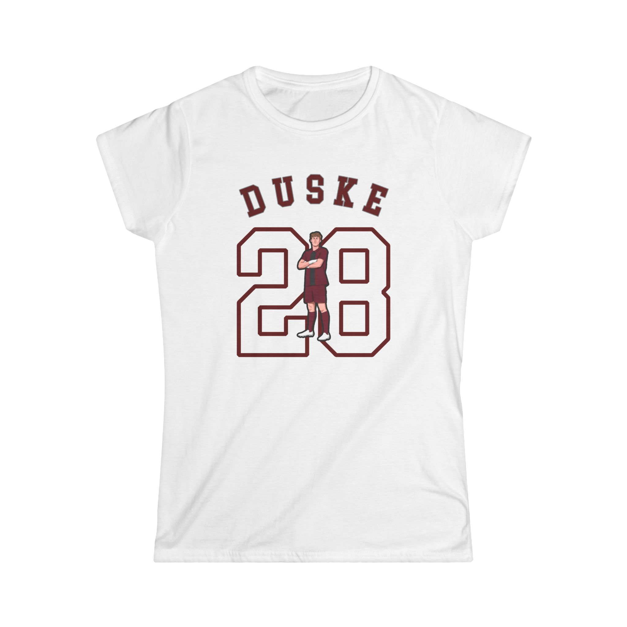 Women's Softstyle Tee — character_shirsey_arch in White