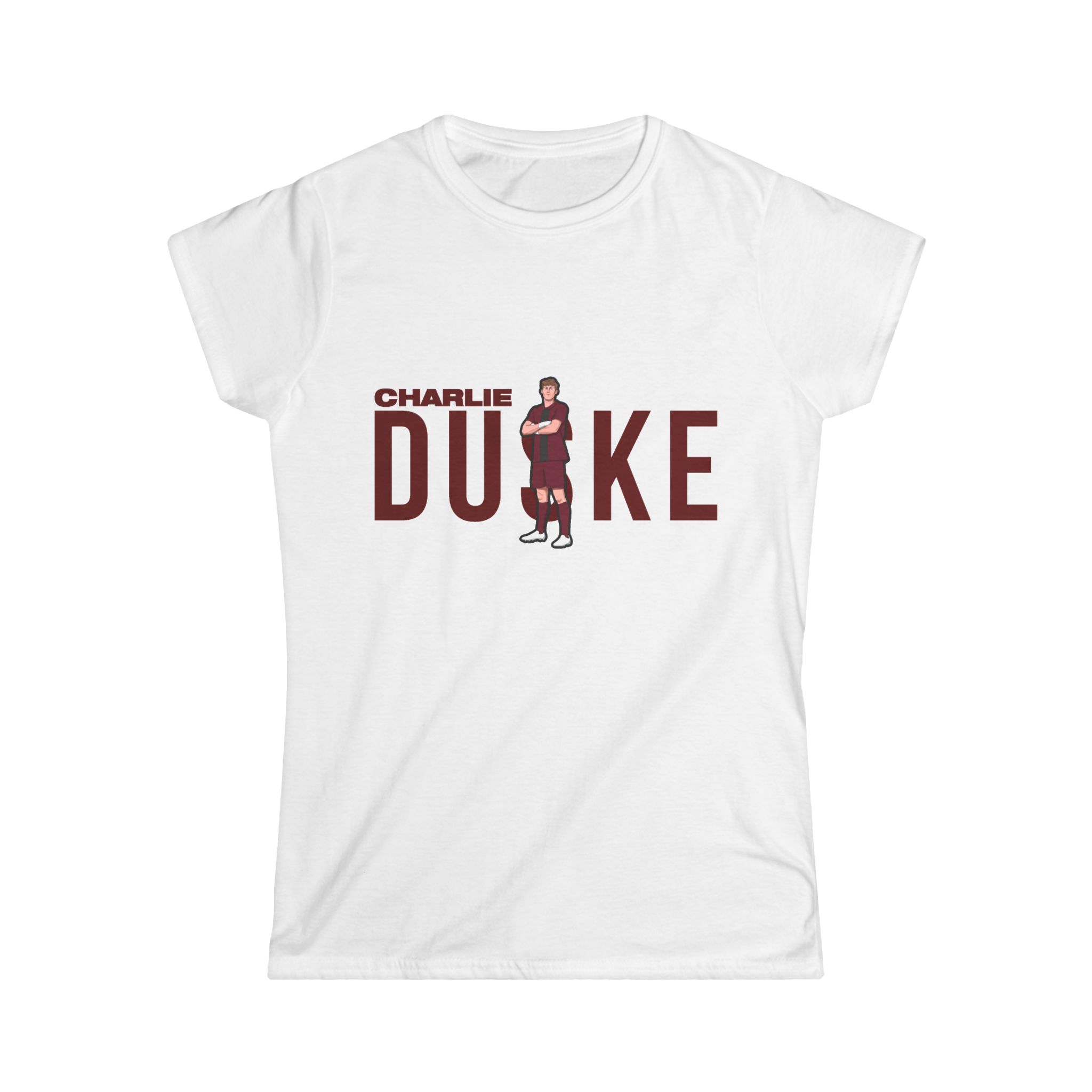 Women's Softstyle Tee — character_player_name in White