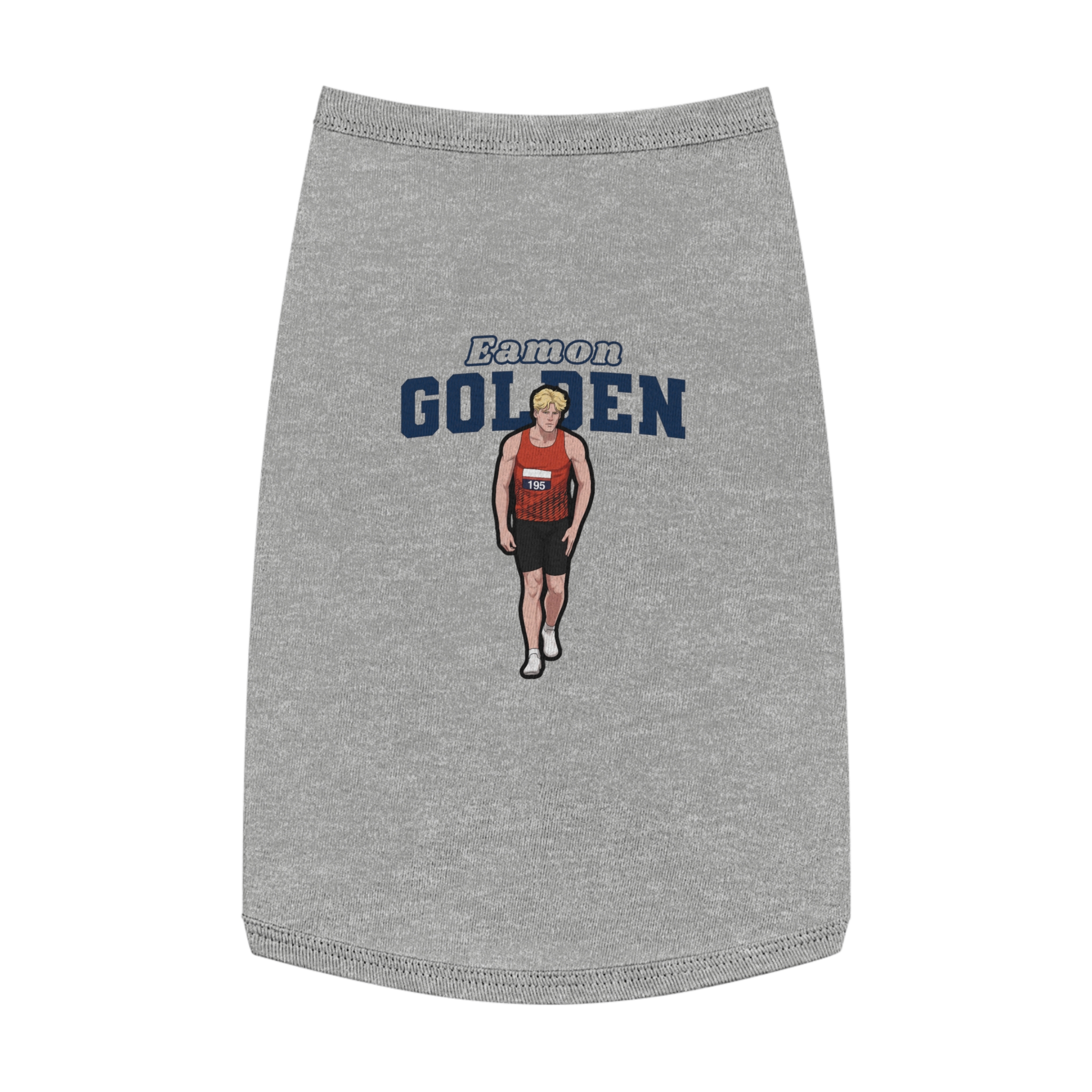 Pet Tank Top — character_name_arch in White