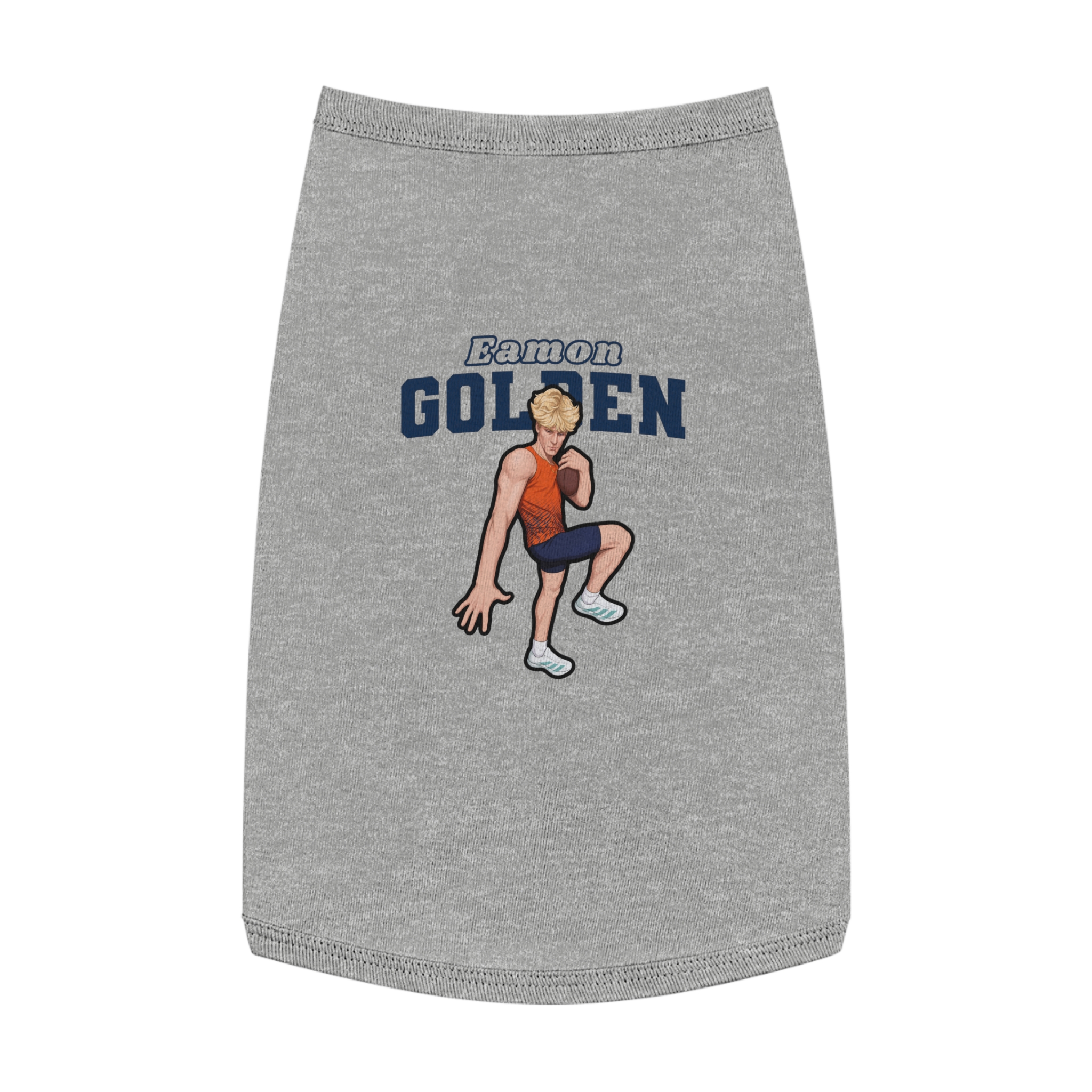 Pet Tank Top — character_name_arch in White
