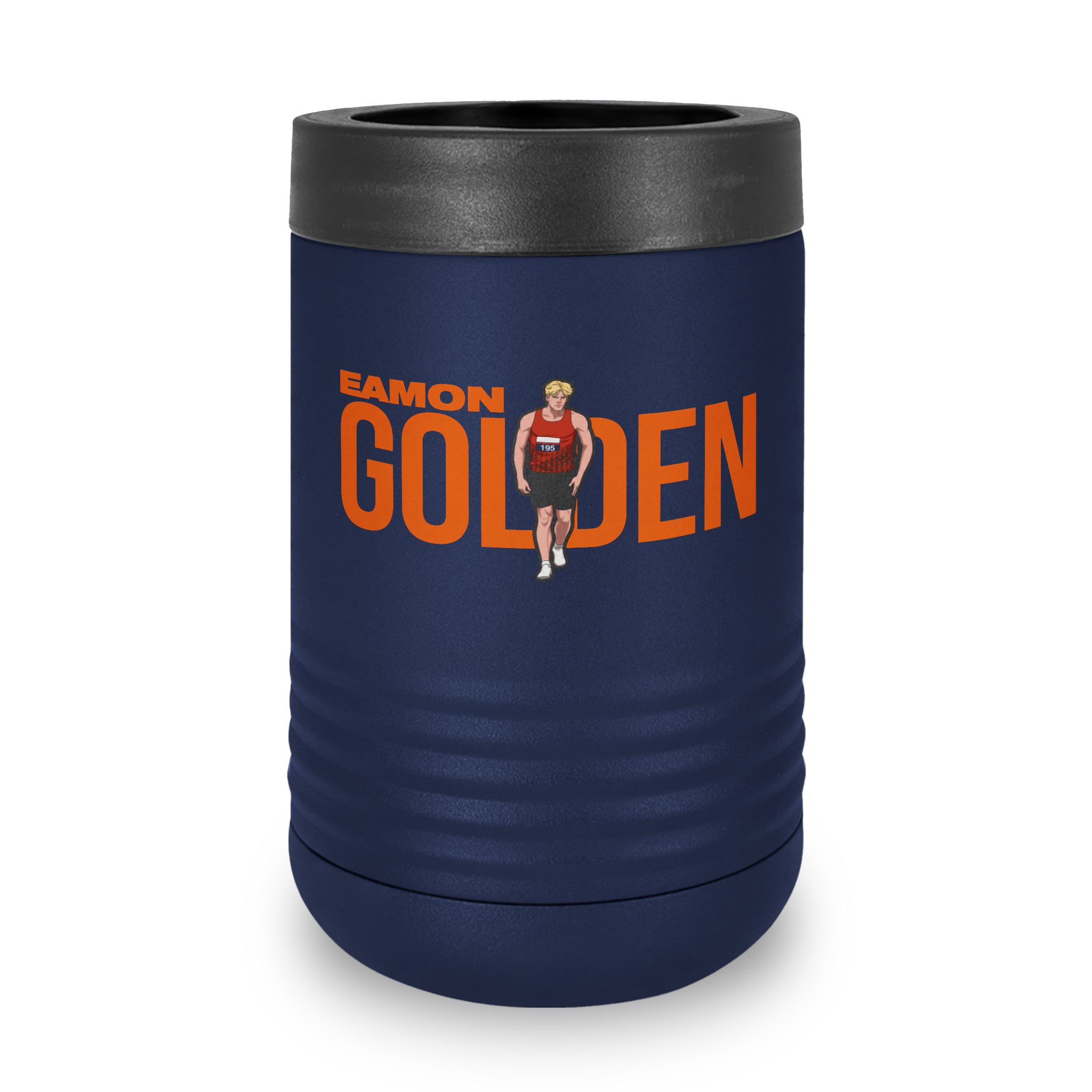 Stainless Can Cooler — character_player_name in Navy