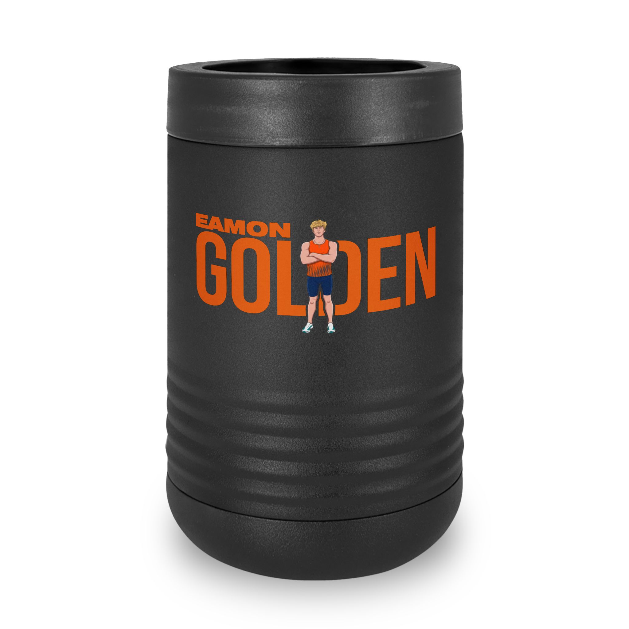 Stainless Can Cooler — character_player_name in Black