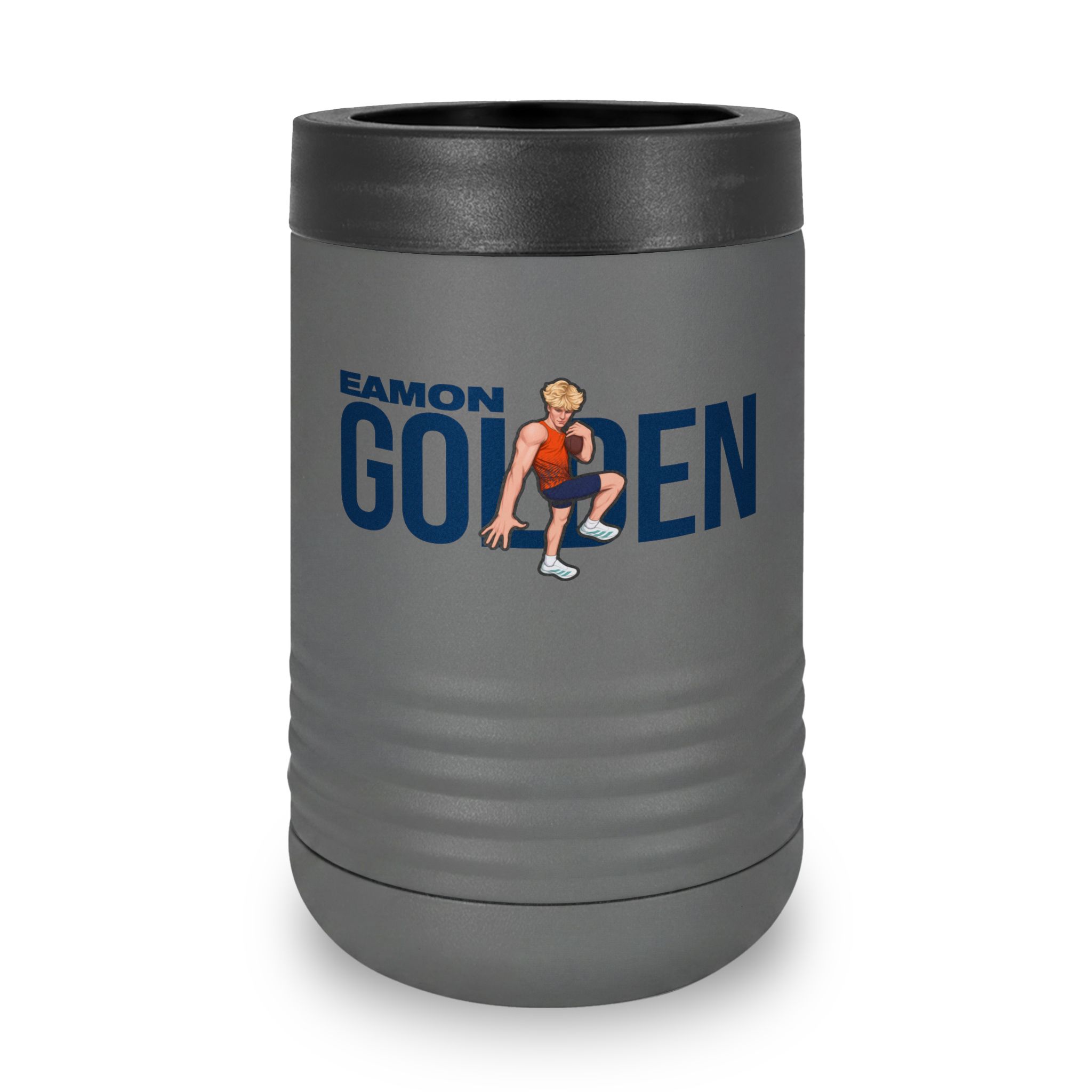 Stainless Can Cooler — character_player_name in Grey