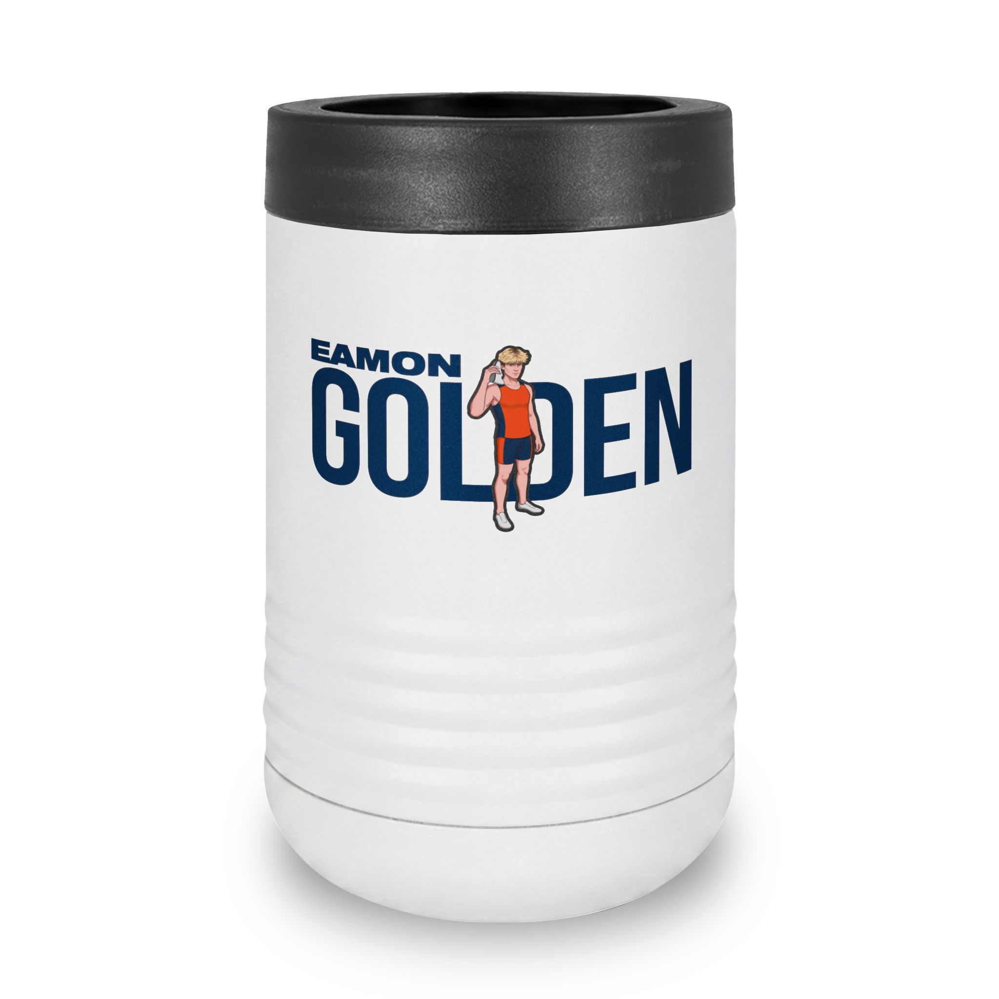 Stainless Can Cooler — character_player_name in White