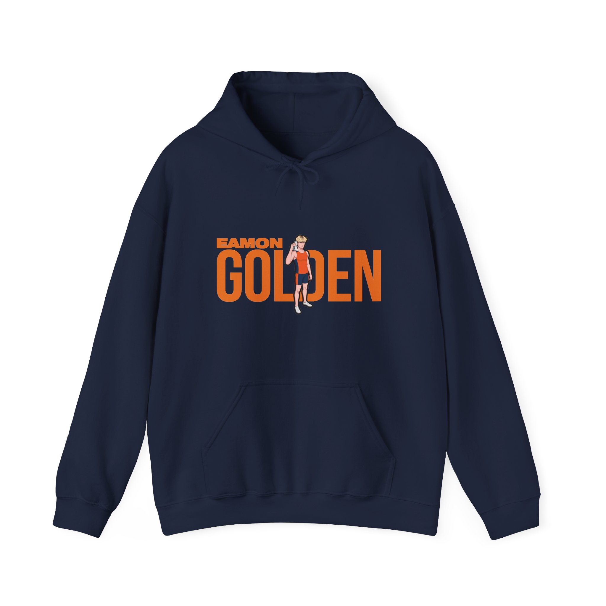 Hoodie — character_player_name in Navy