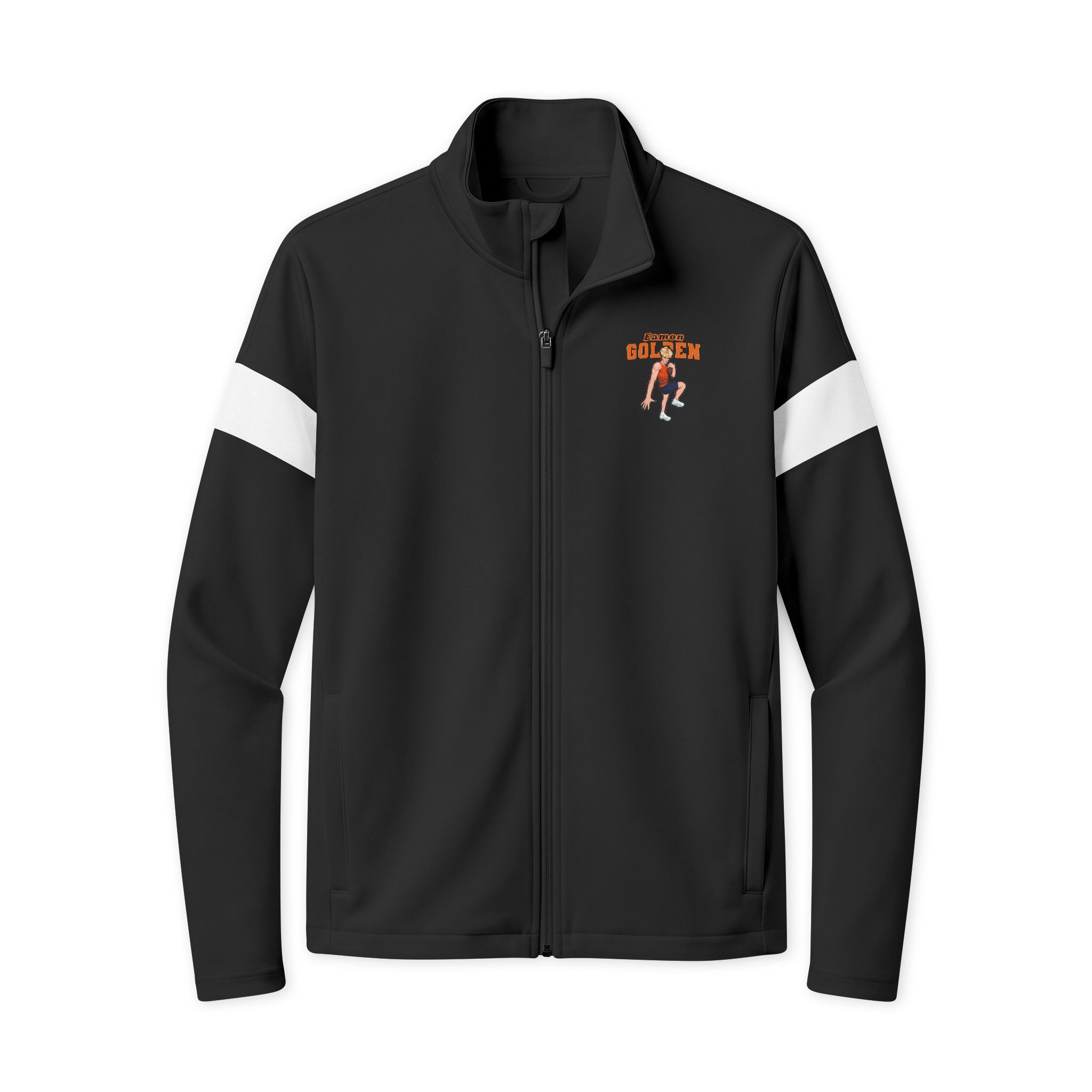 Travel Full-Zip Jacket — character_name_arch in Black/ White