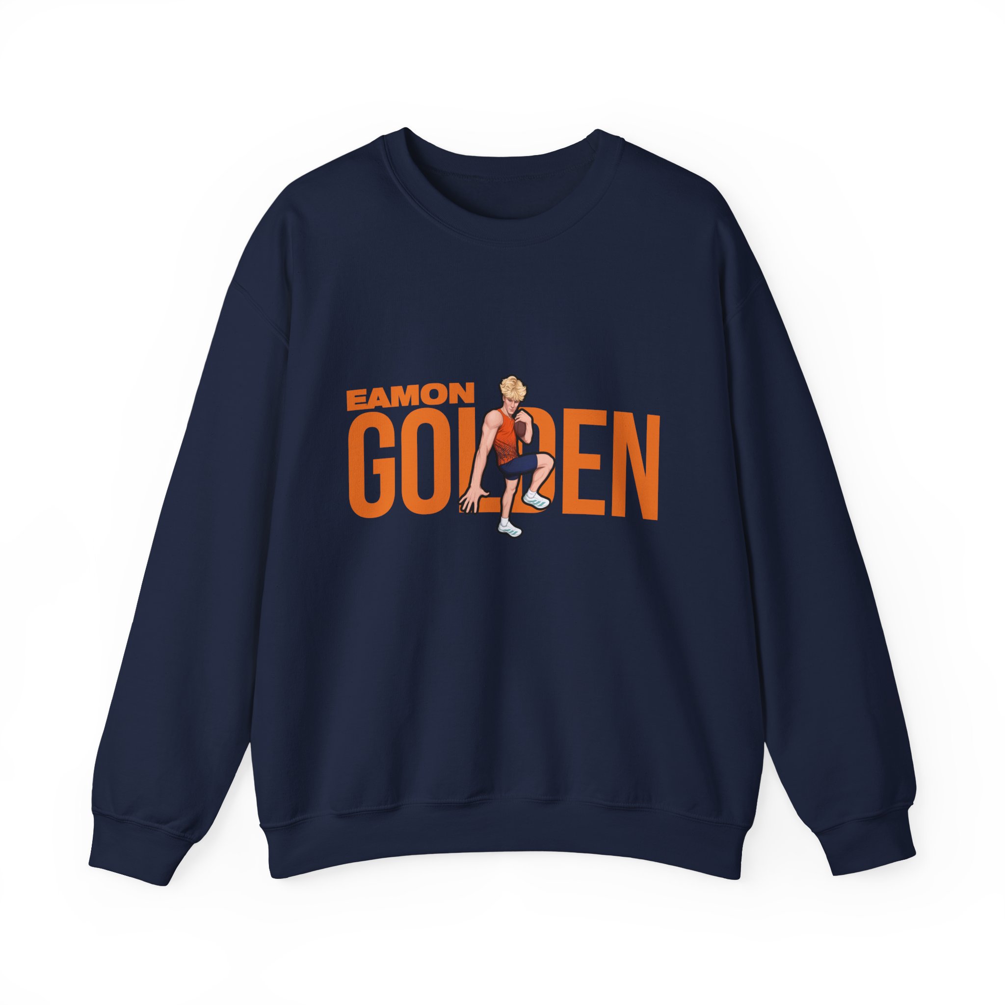 Crewneck Sweatshirt — character_player_name in Navy