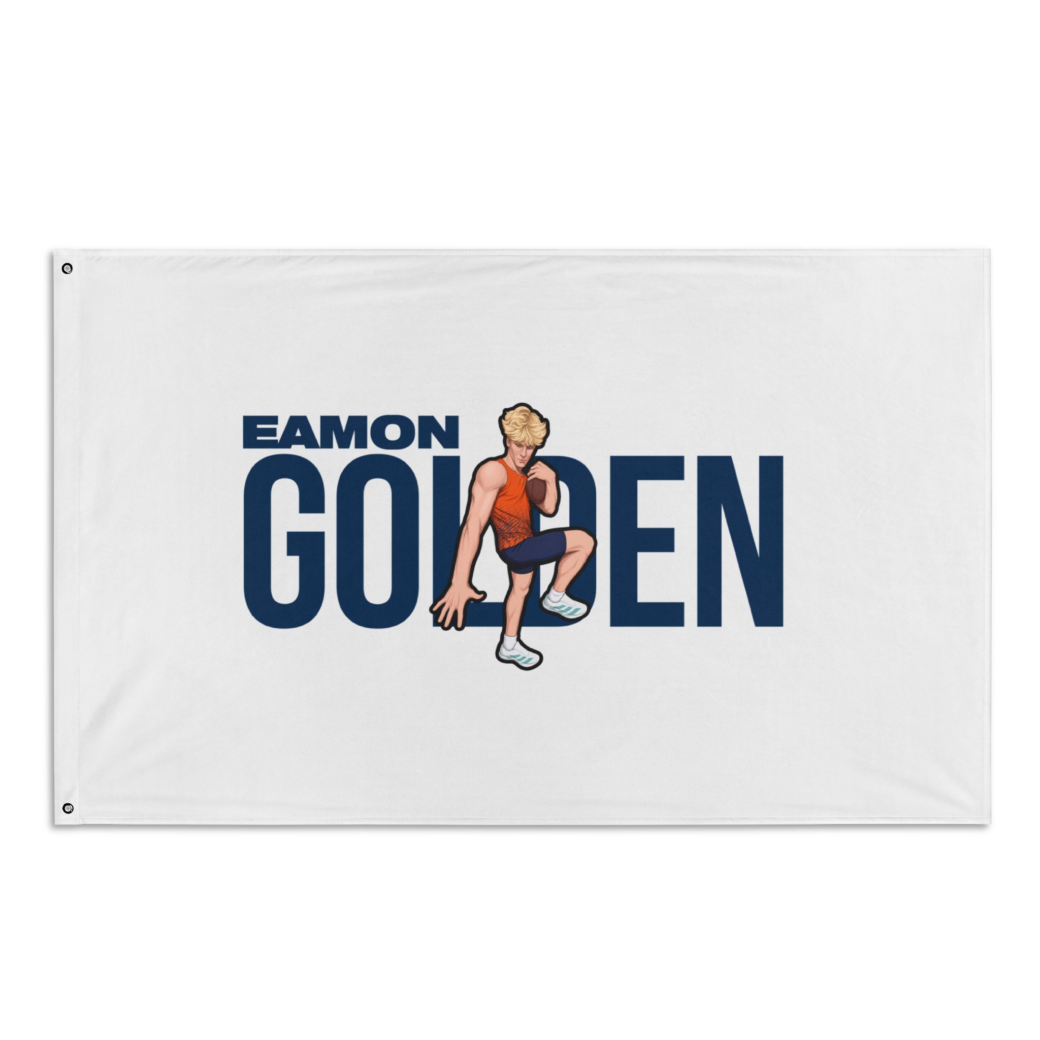 Flag (35 × 56 in) — character_player_name in Classic