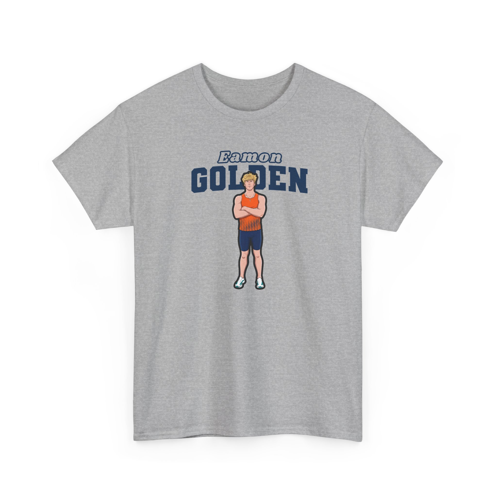 Tee — character_name_arch in Grey