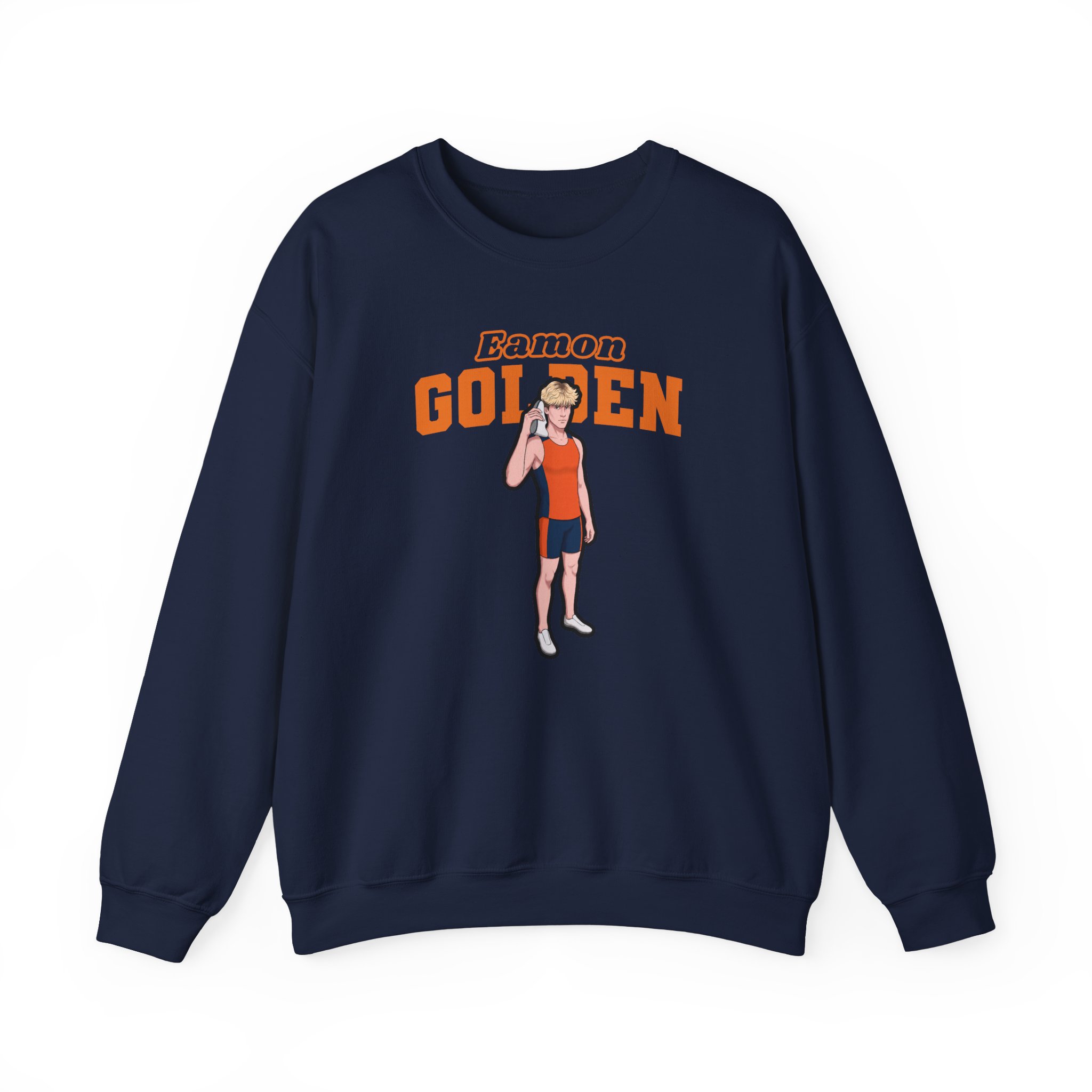 Crewneck Sweatshirt — character_name_arch in Navy