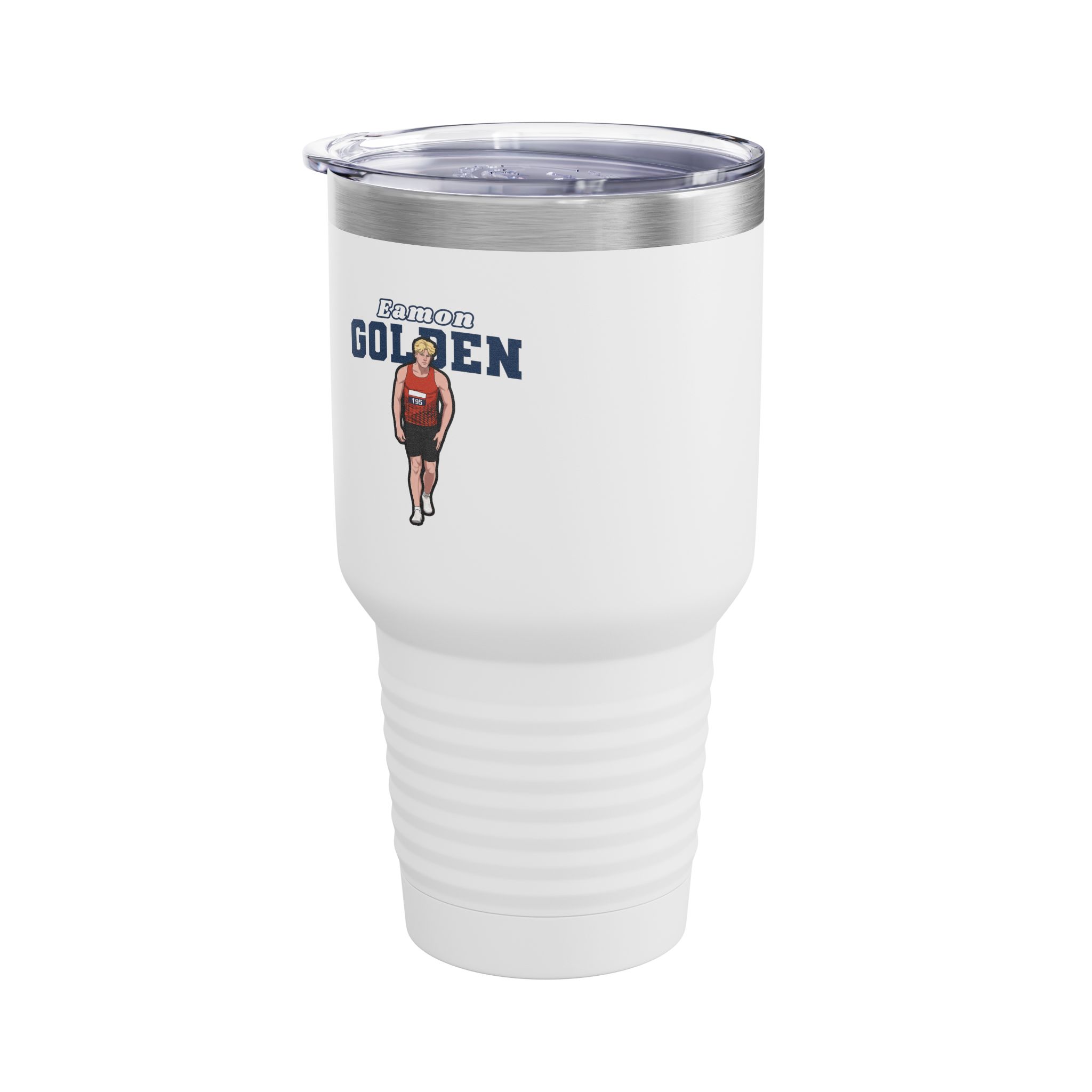 30oz Tumbler — character_name_arch in White