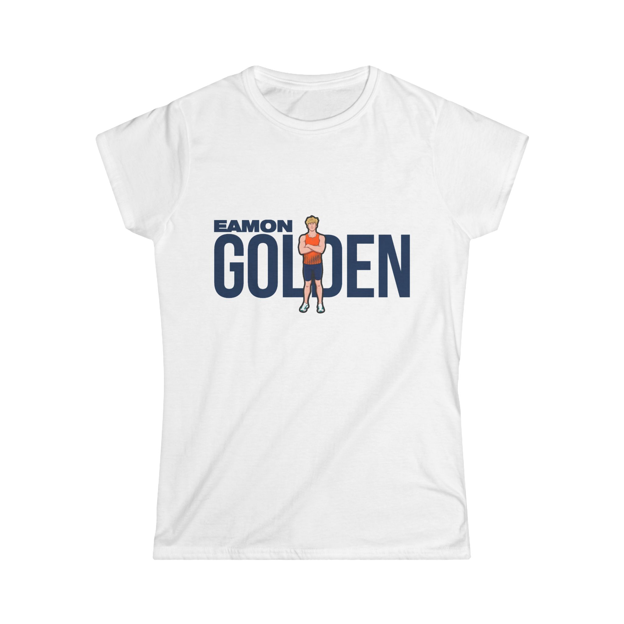 Women's Softstyle Tee — character_player_name in White
