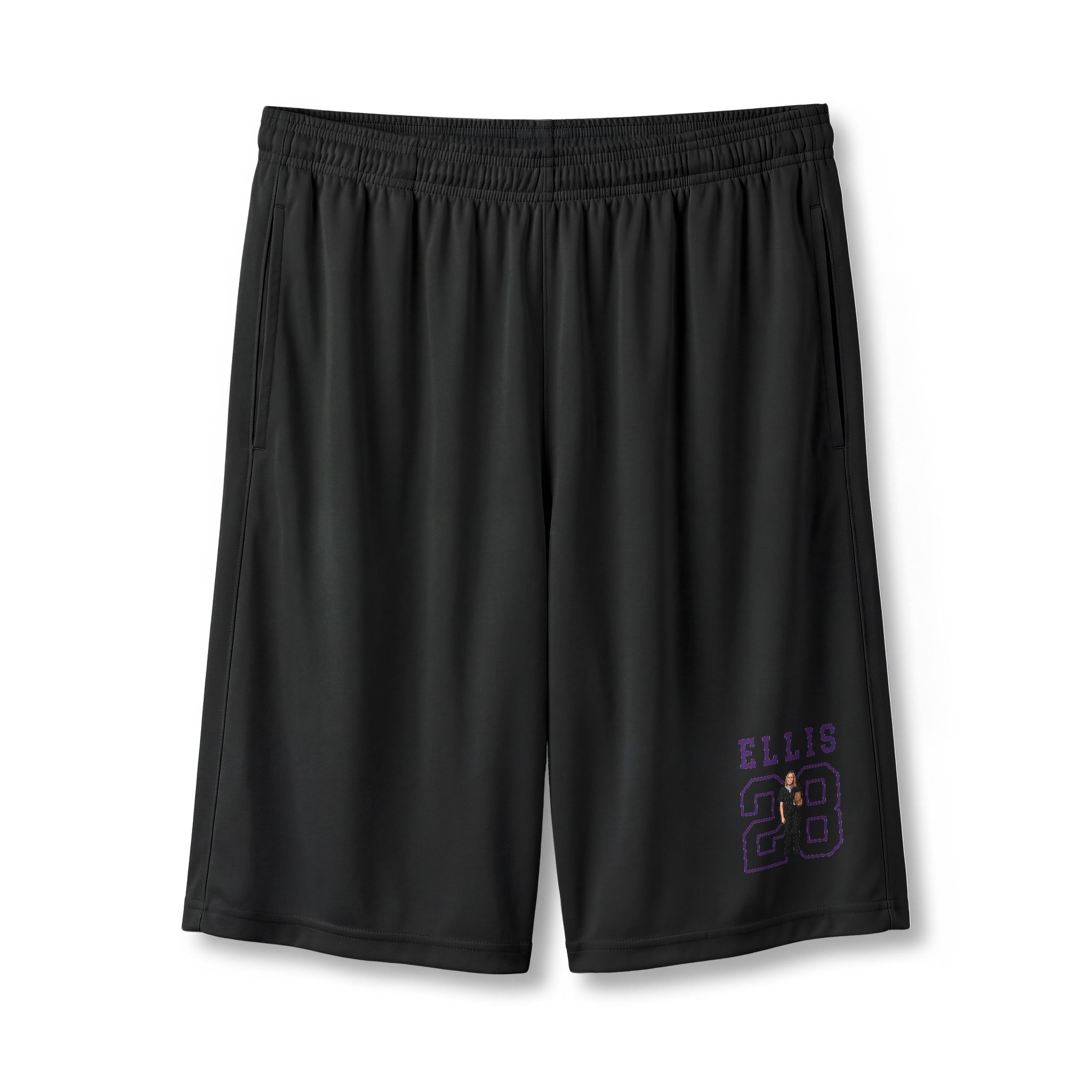 Shorts — character_shirsey in Black