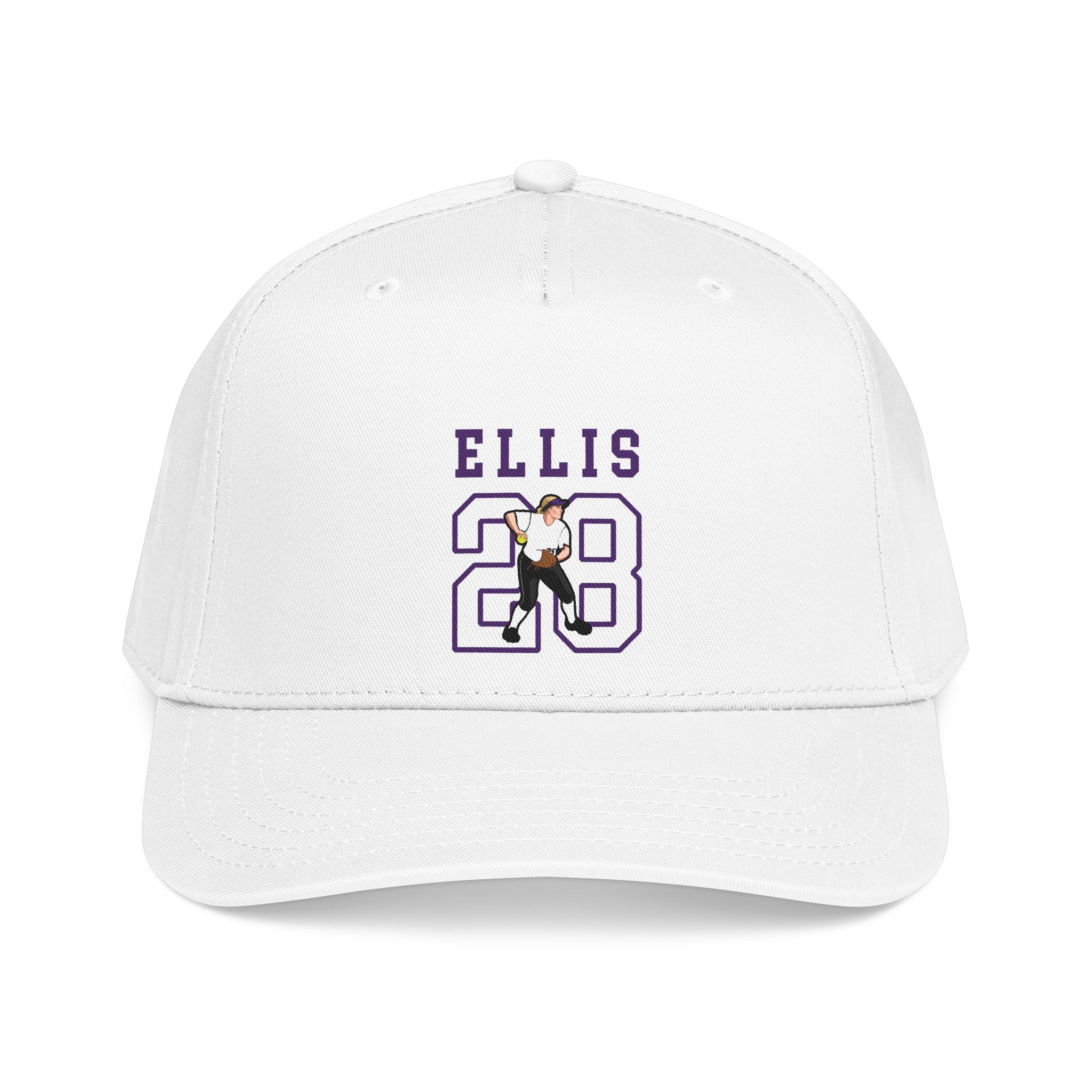 Baseball Cap — character_shirsey in White