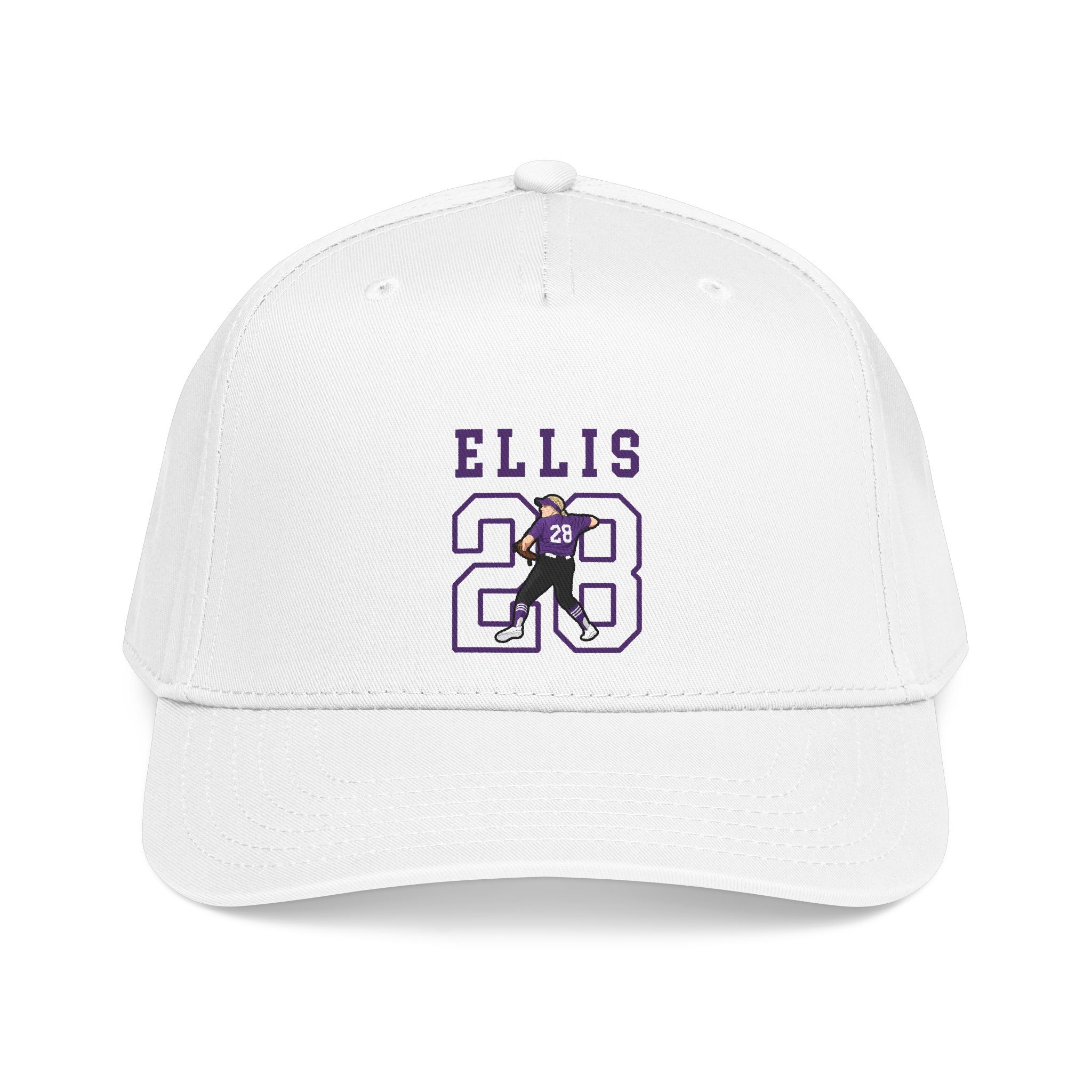 Baseball Cap — character_shirsey in White