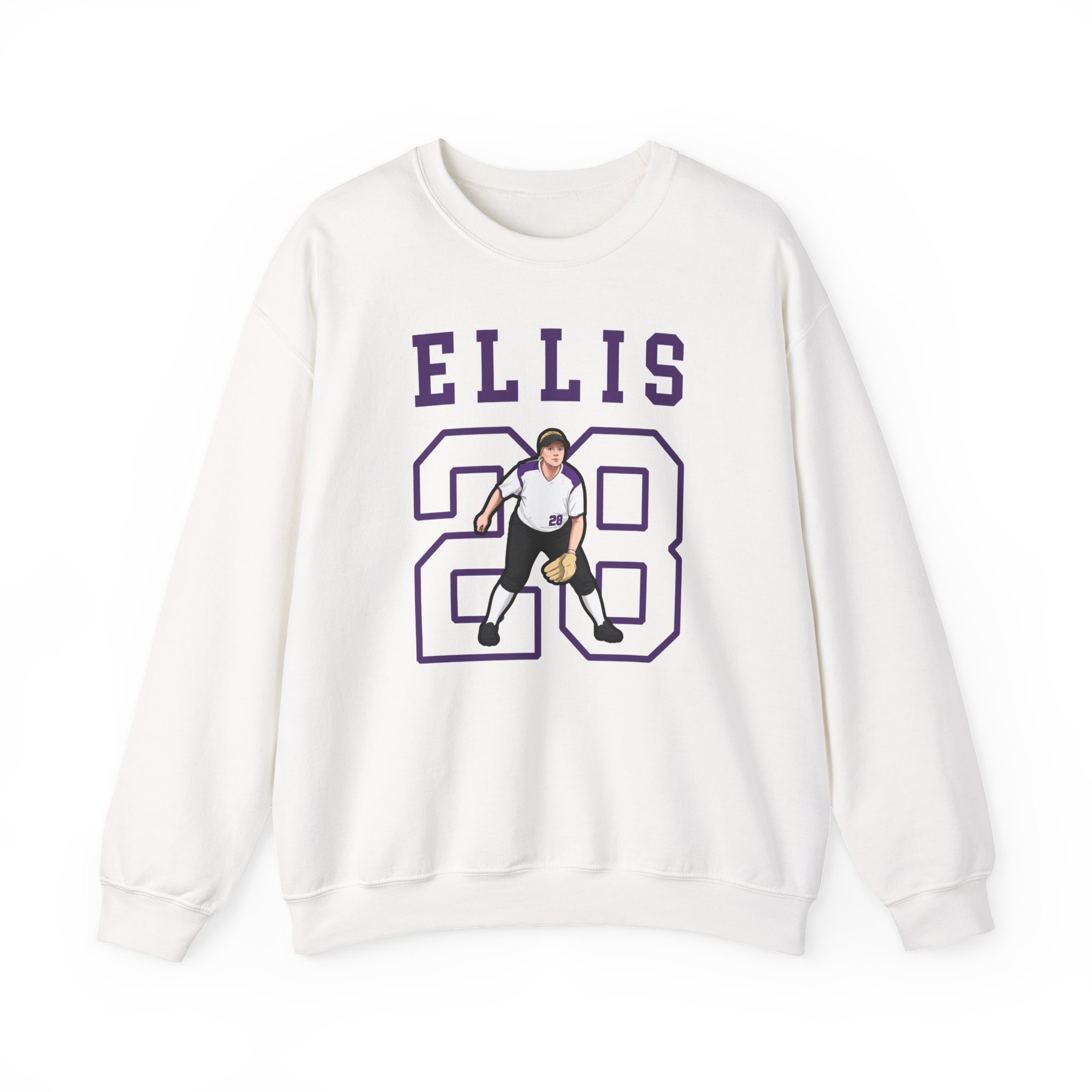 Crewneck Sweatshirt — character_shirsey in White