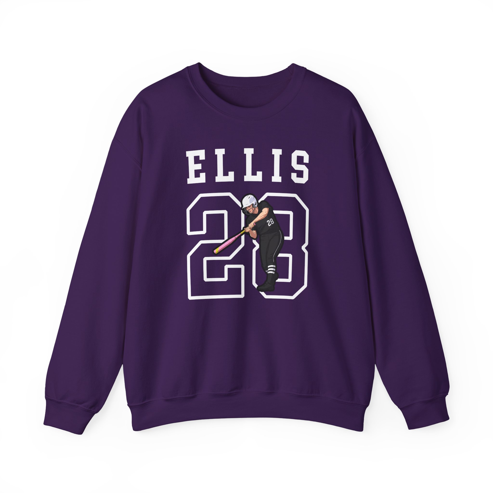 Crewneck Sweatshirt — character_shirsey in Purple