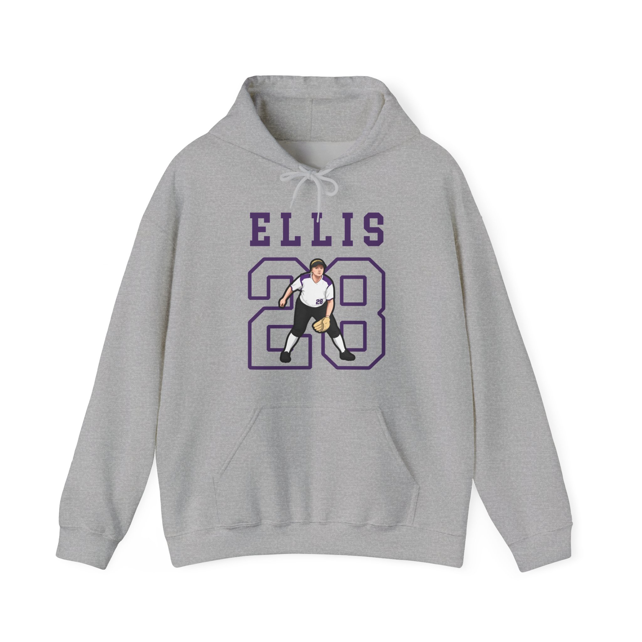 Hoodie — character_shirsey in Grey