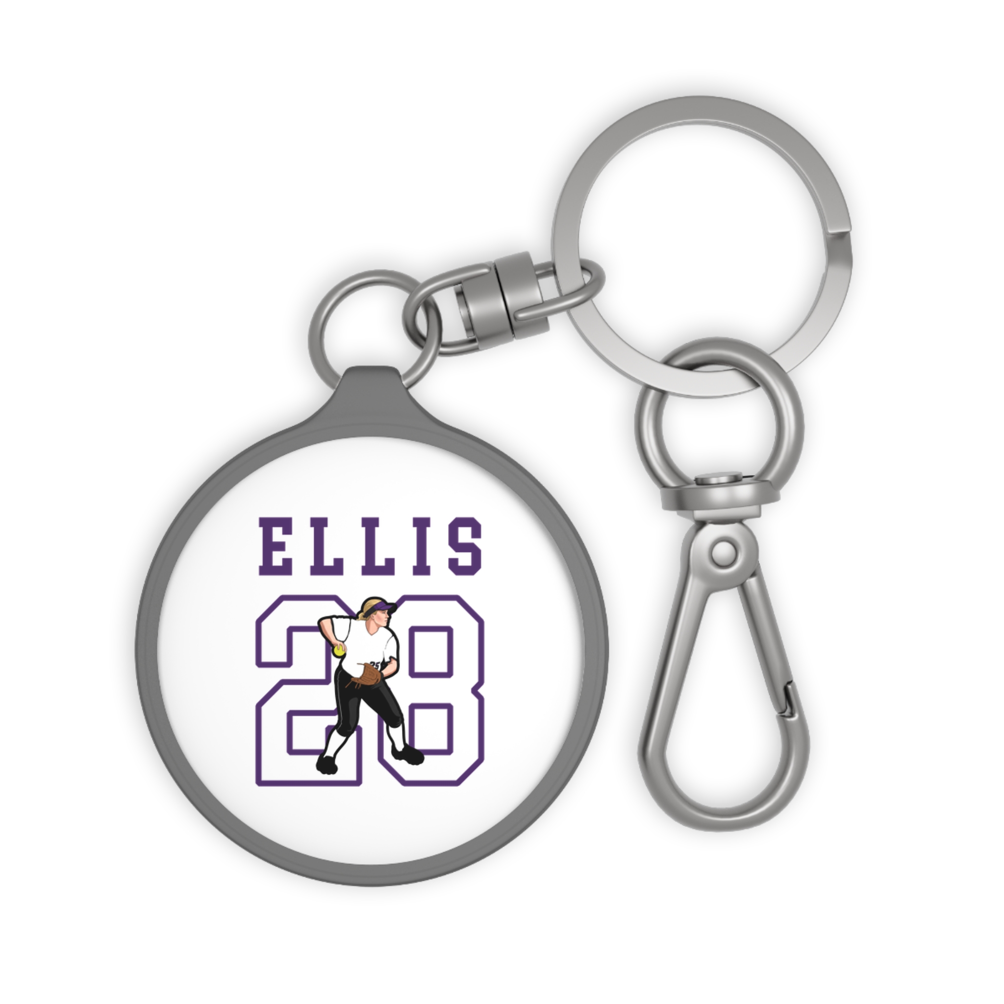 Keychain — character_shirsey in Grey