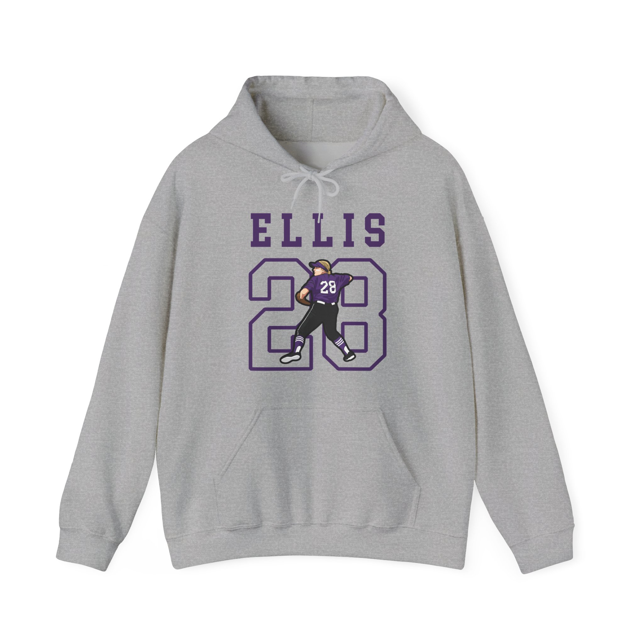Hoodie — character_shirsey in Grey