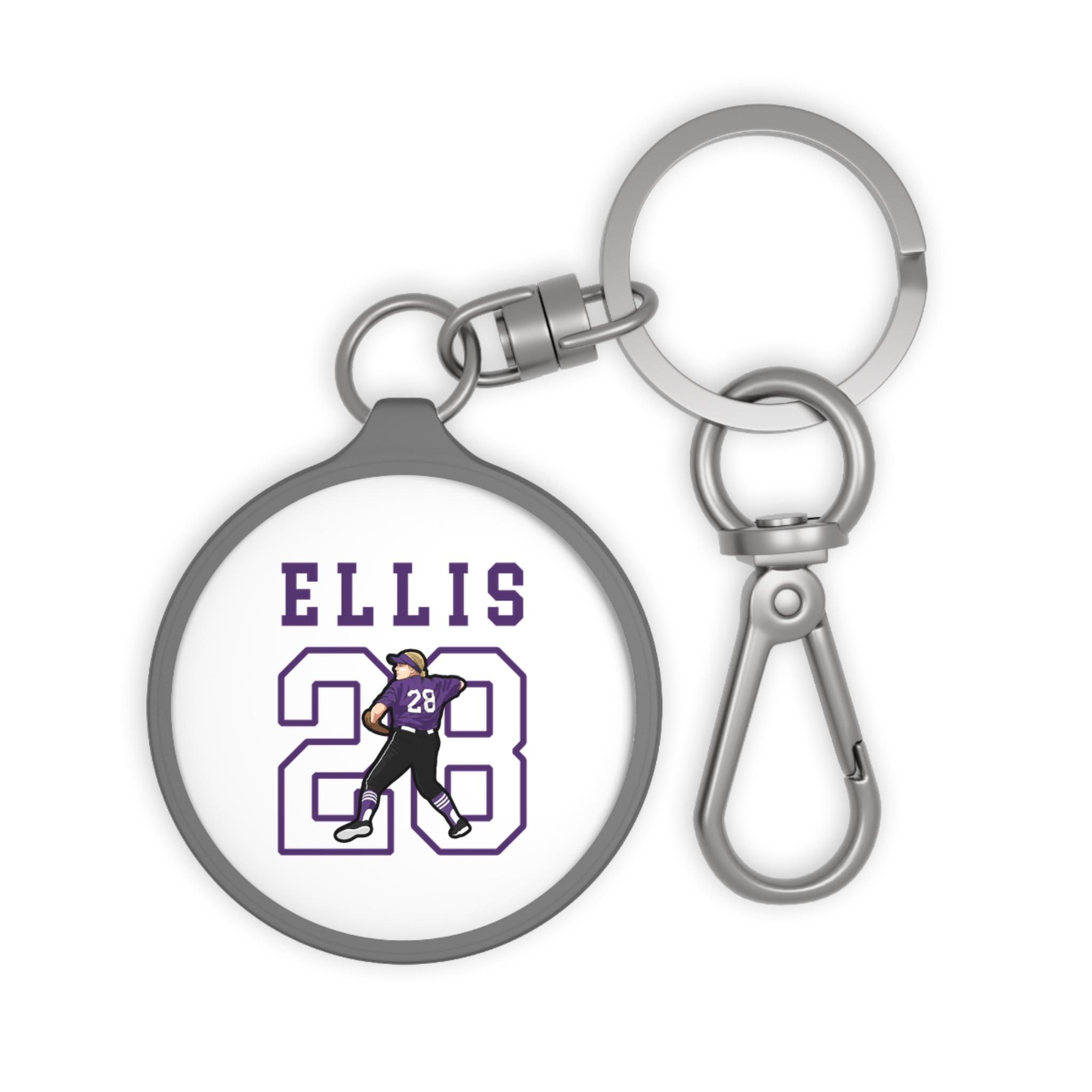 Keychain — character_shirsey in Grey
