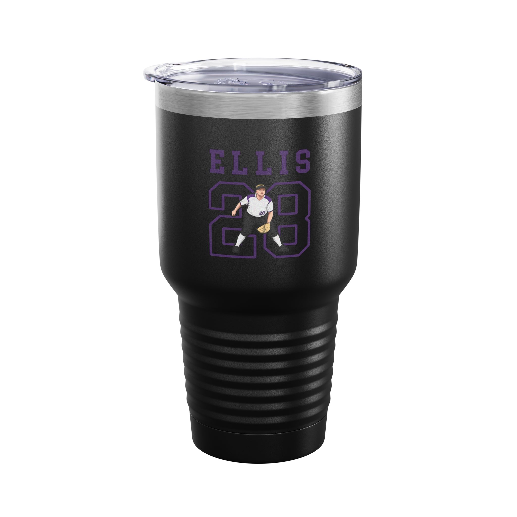 30oz Tumbler — character_shirsey in Black