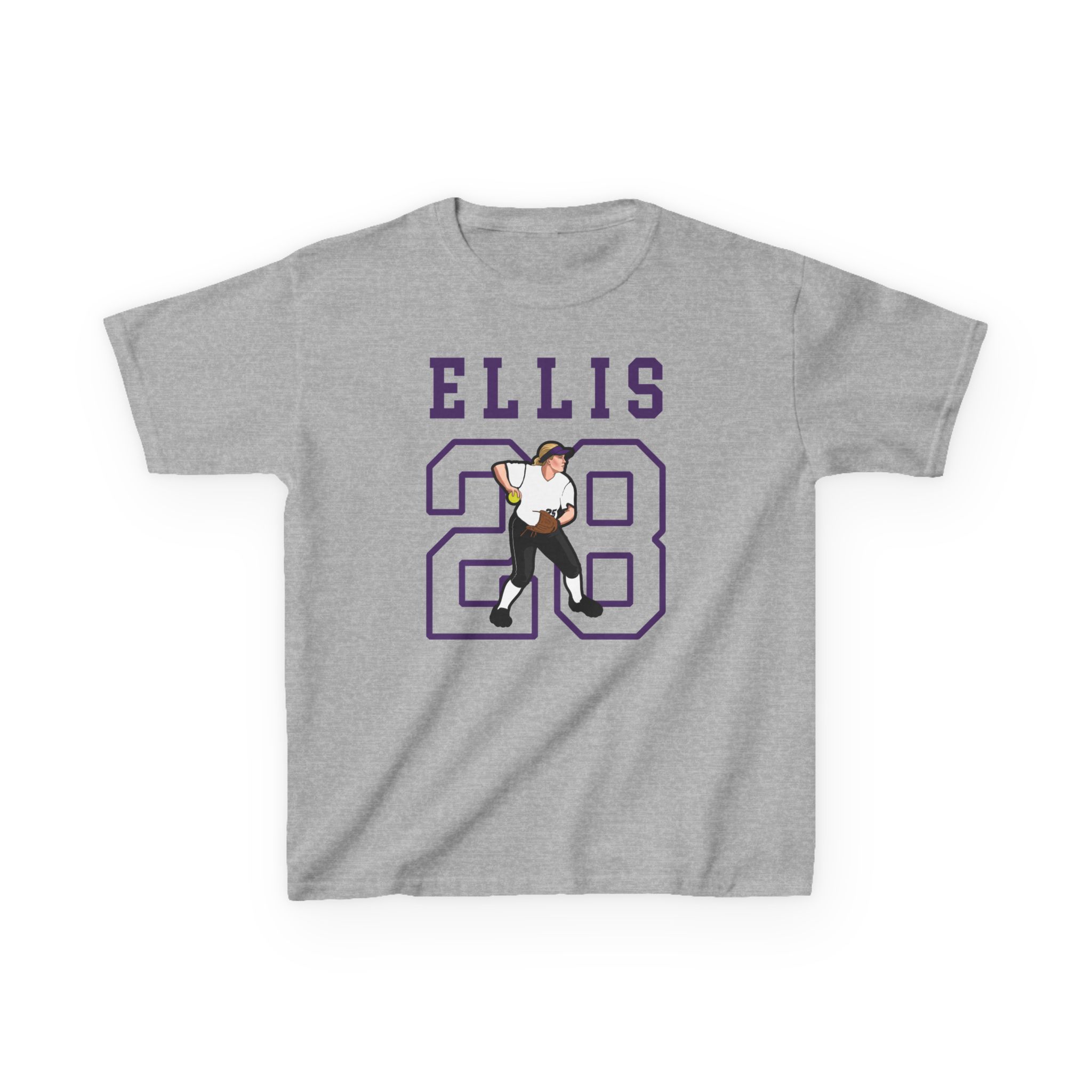 Youth Tee — character_shirsey in Grey
