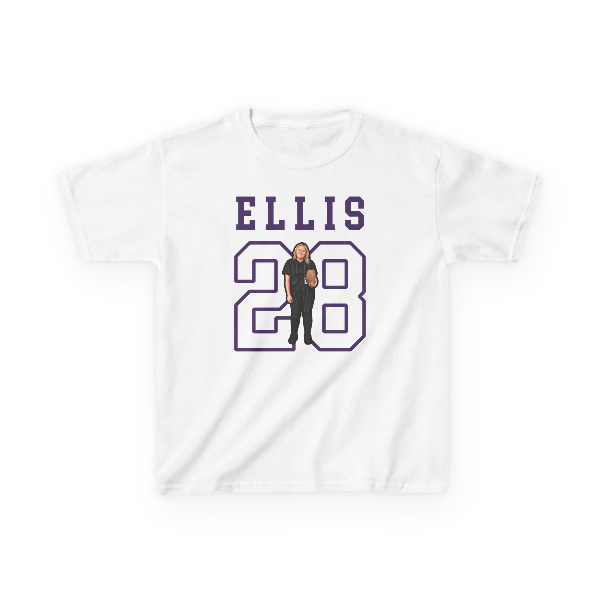 Youth Tee — character_shirsey in White