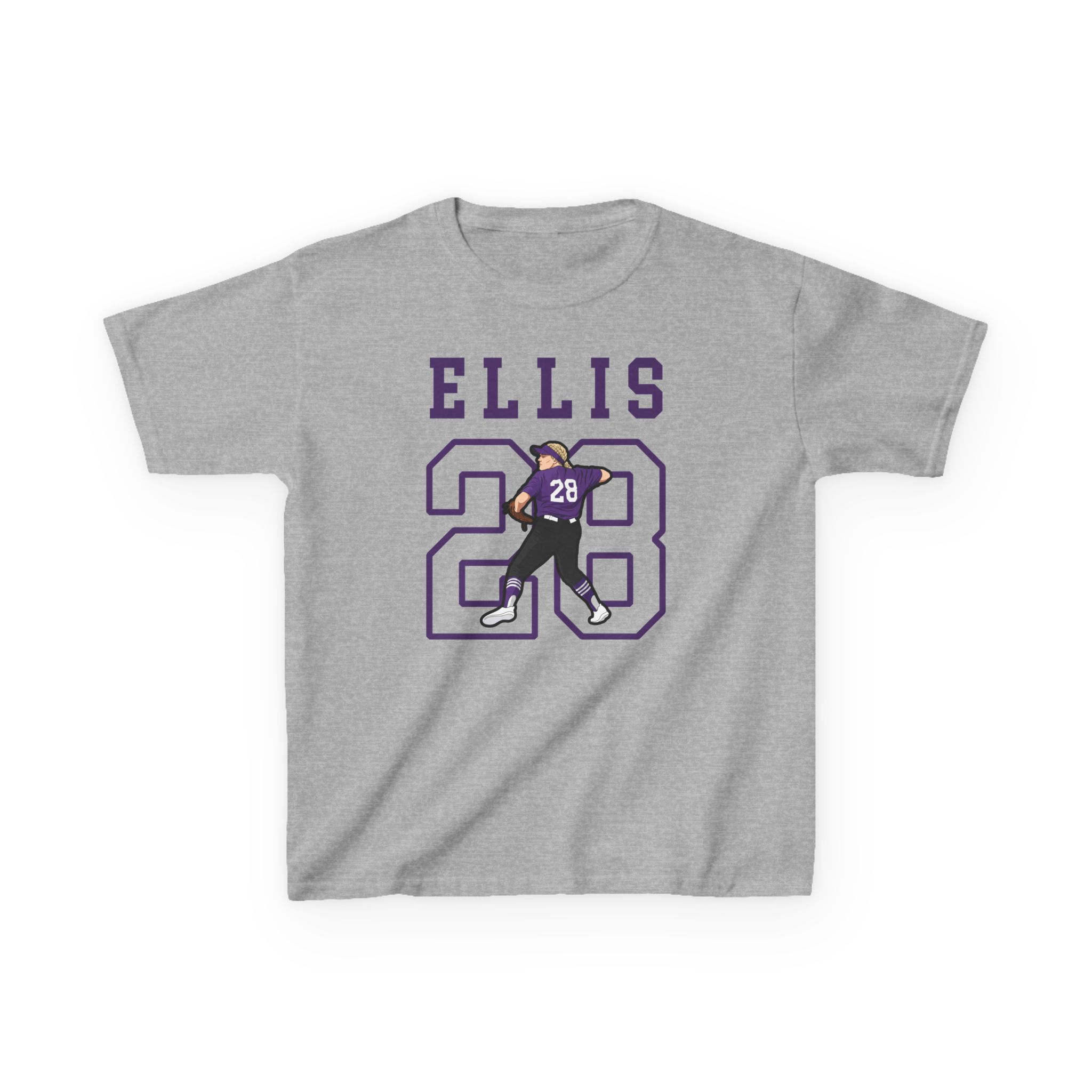 Youth Tee — character_shirsey in Grey