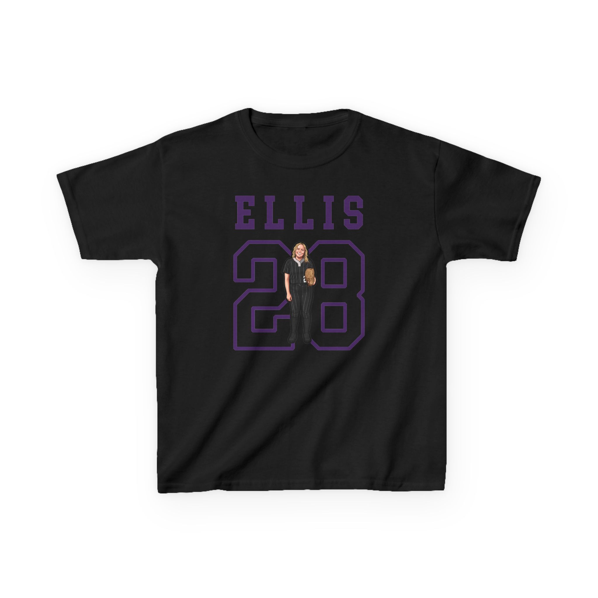 Youth Tee — character_shirsey in Black