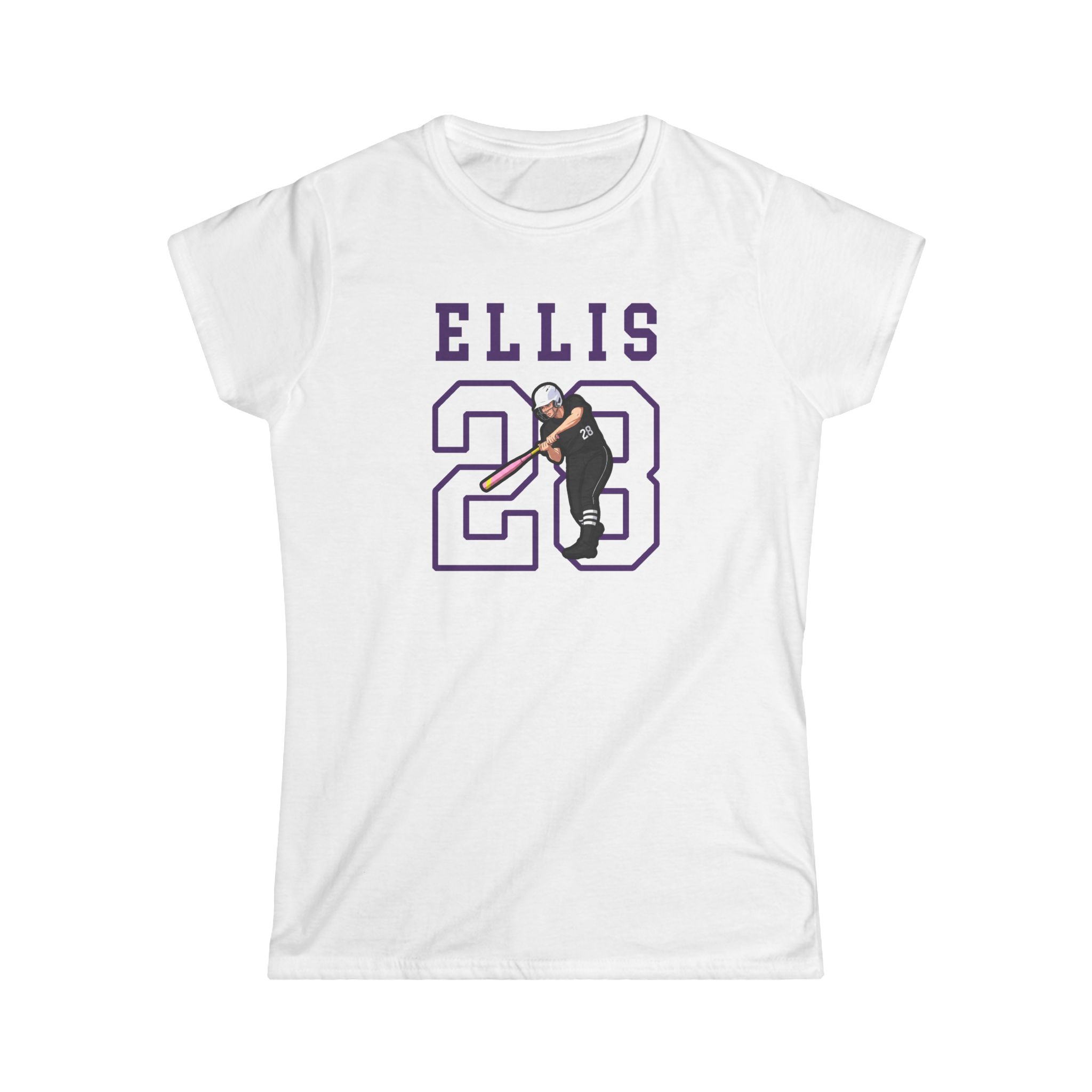 Women's Softstyle Tee — character_shirsey in White