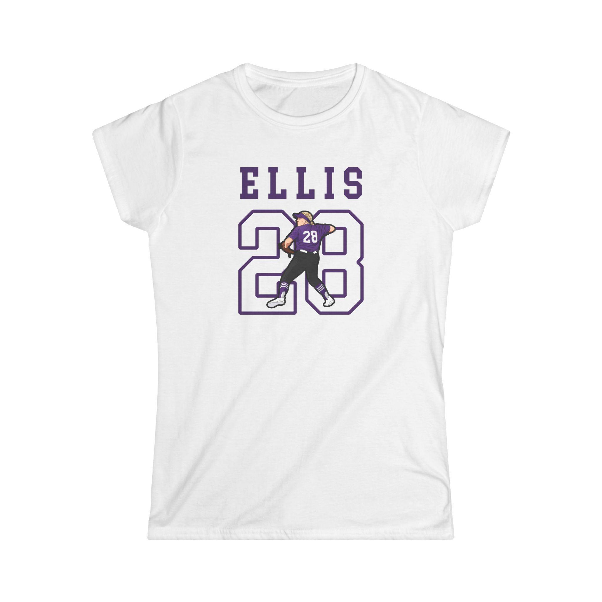 Women's Softstyle Tee — character_shirsey in White