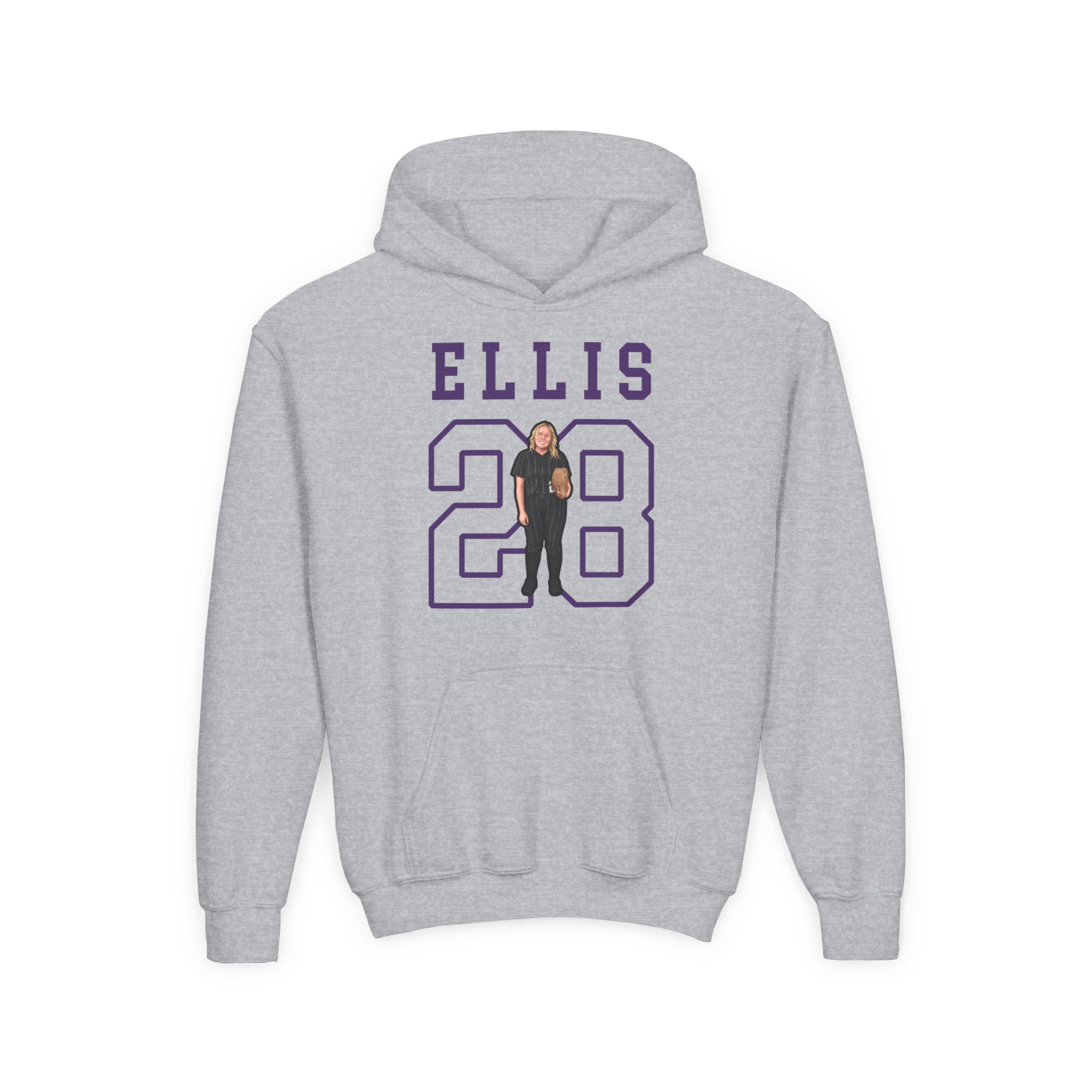 Youth Hoodie — character_shirsey in Grey