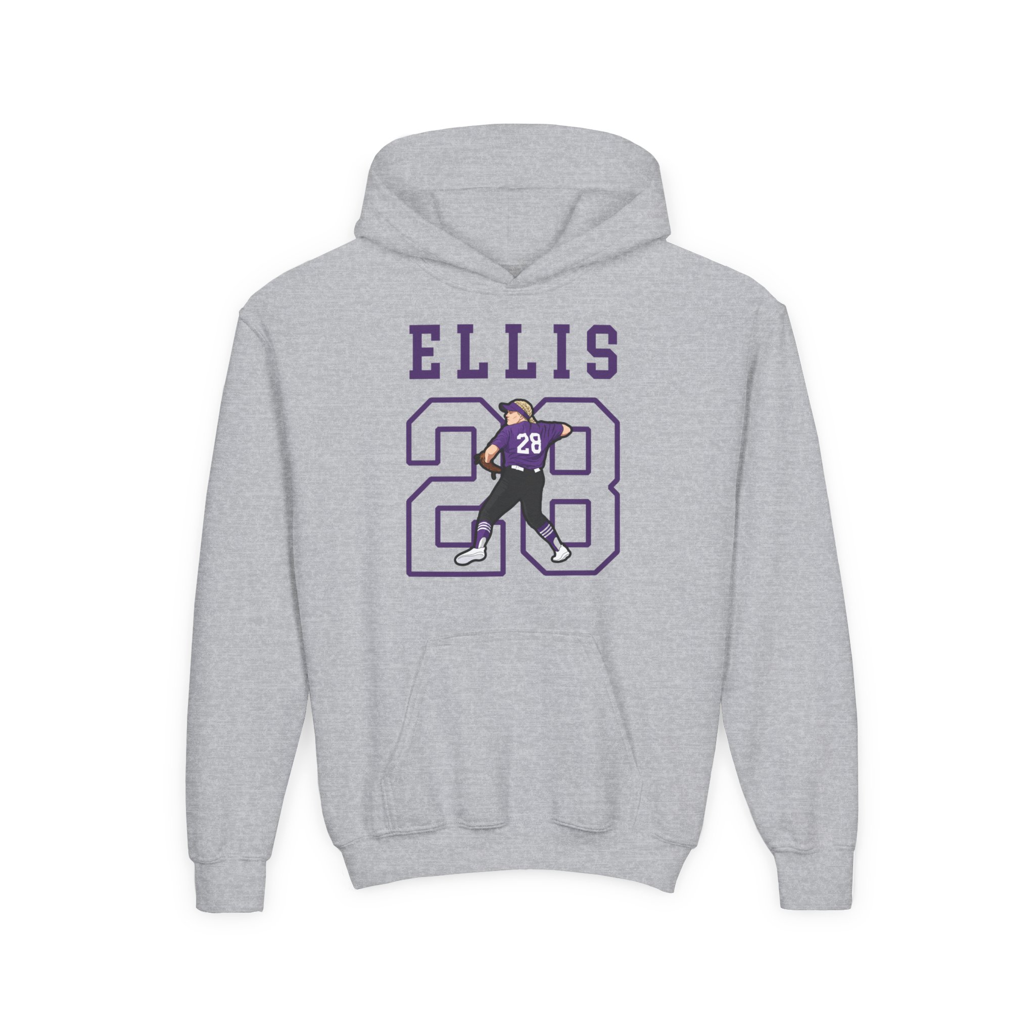 Youth Hoodie — character_shirsey in Grey