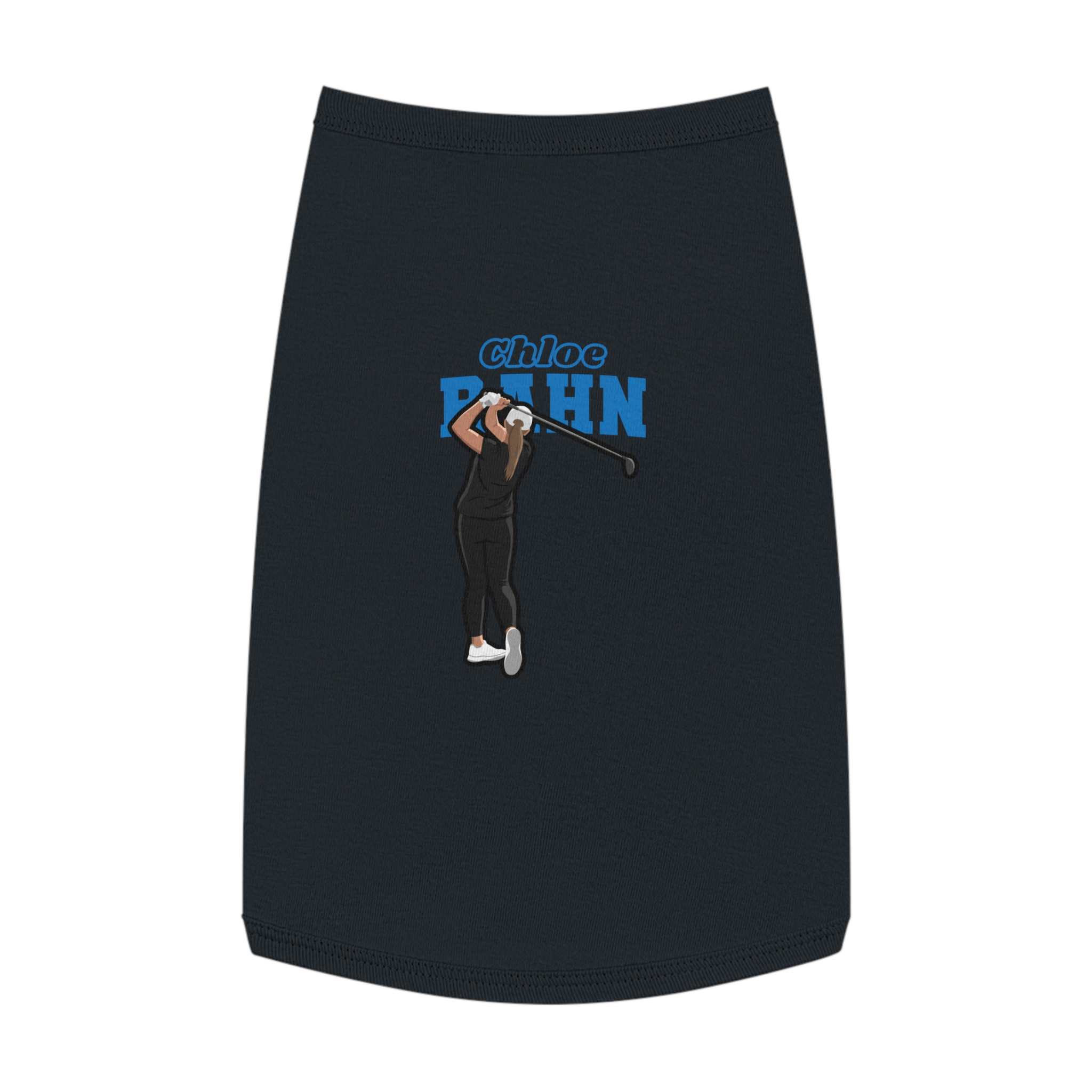 Pet Tank Top — character_name_arch in White