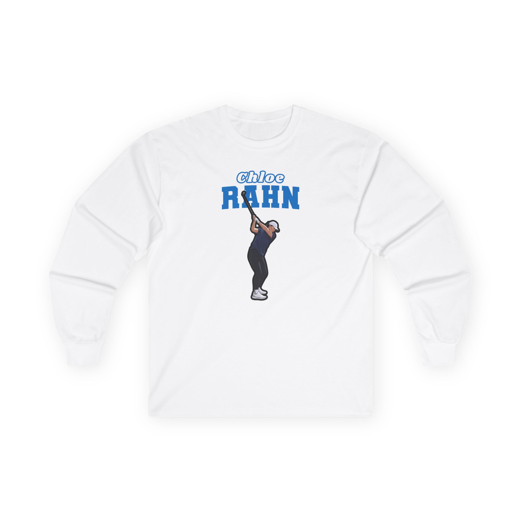 Long Sleeve Tee — character_name_arch in White