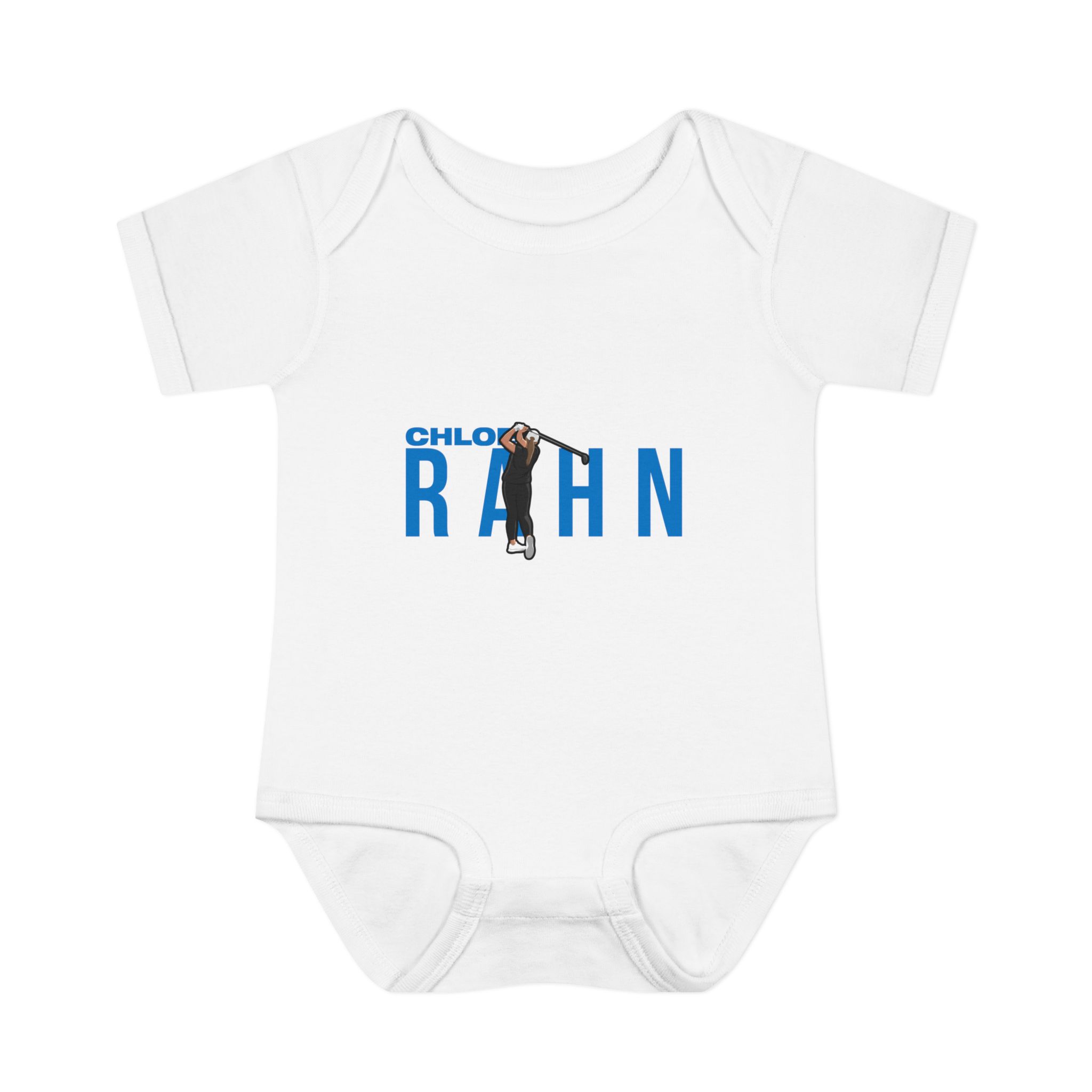 Baby Onesie — character_player_name in White