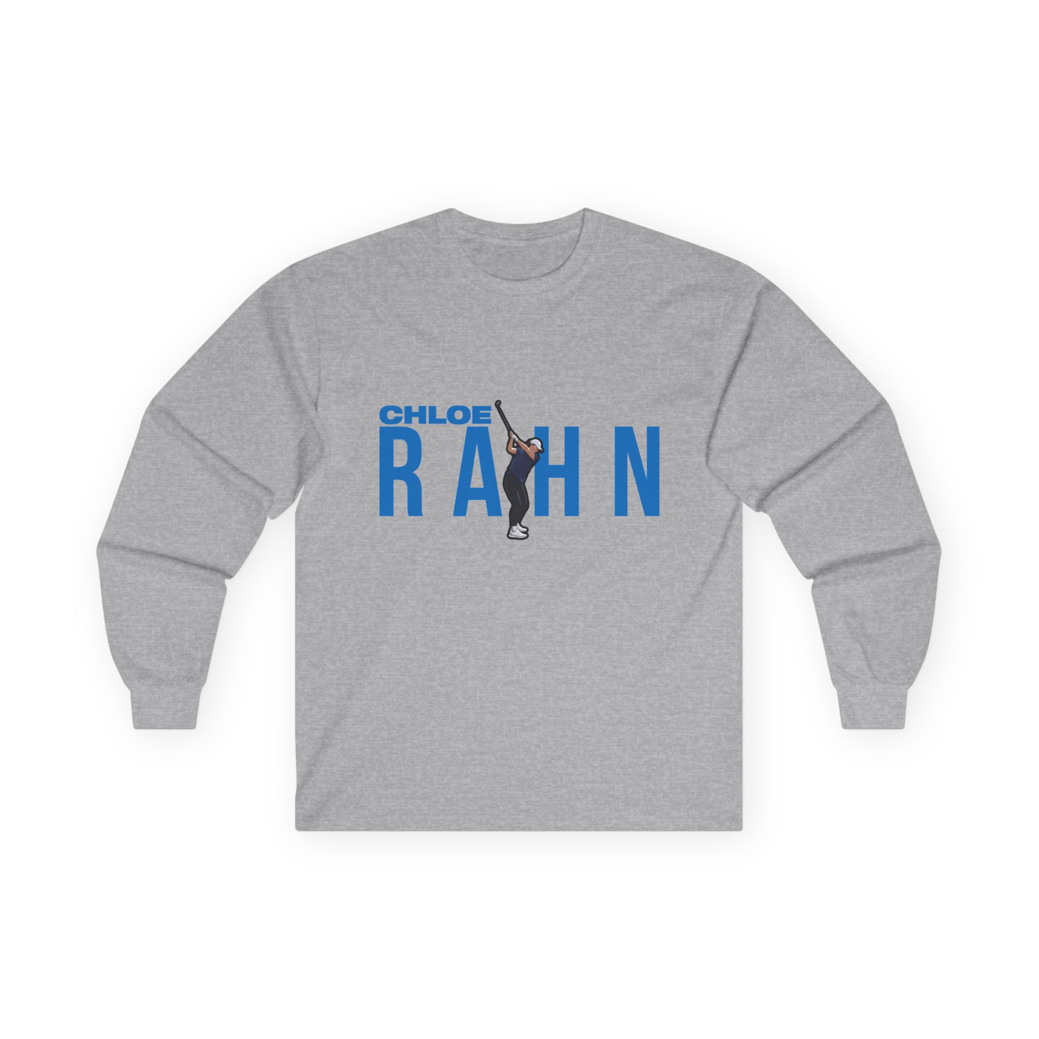 Long Sleeve Tee — character_player_name in Grey