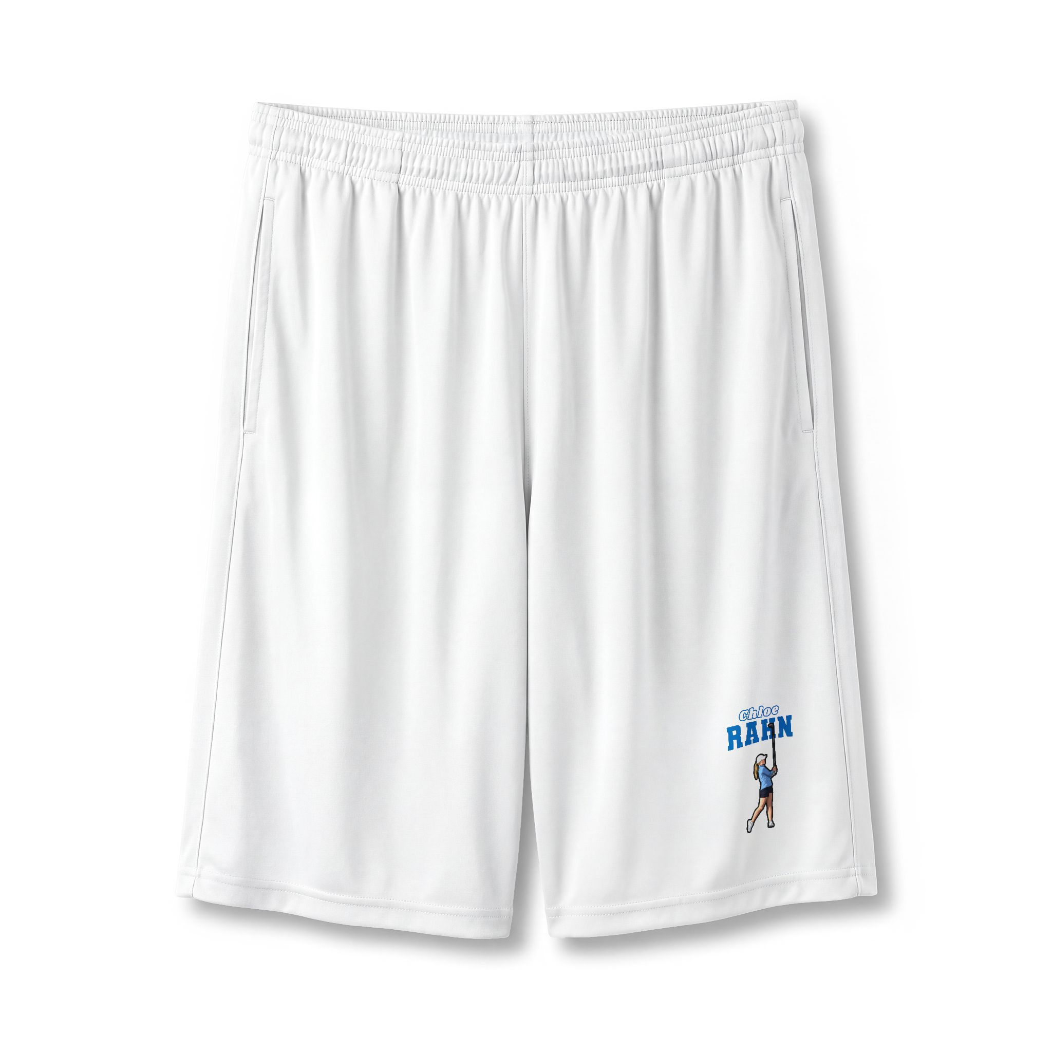 Shorts — character_name_arch in White