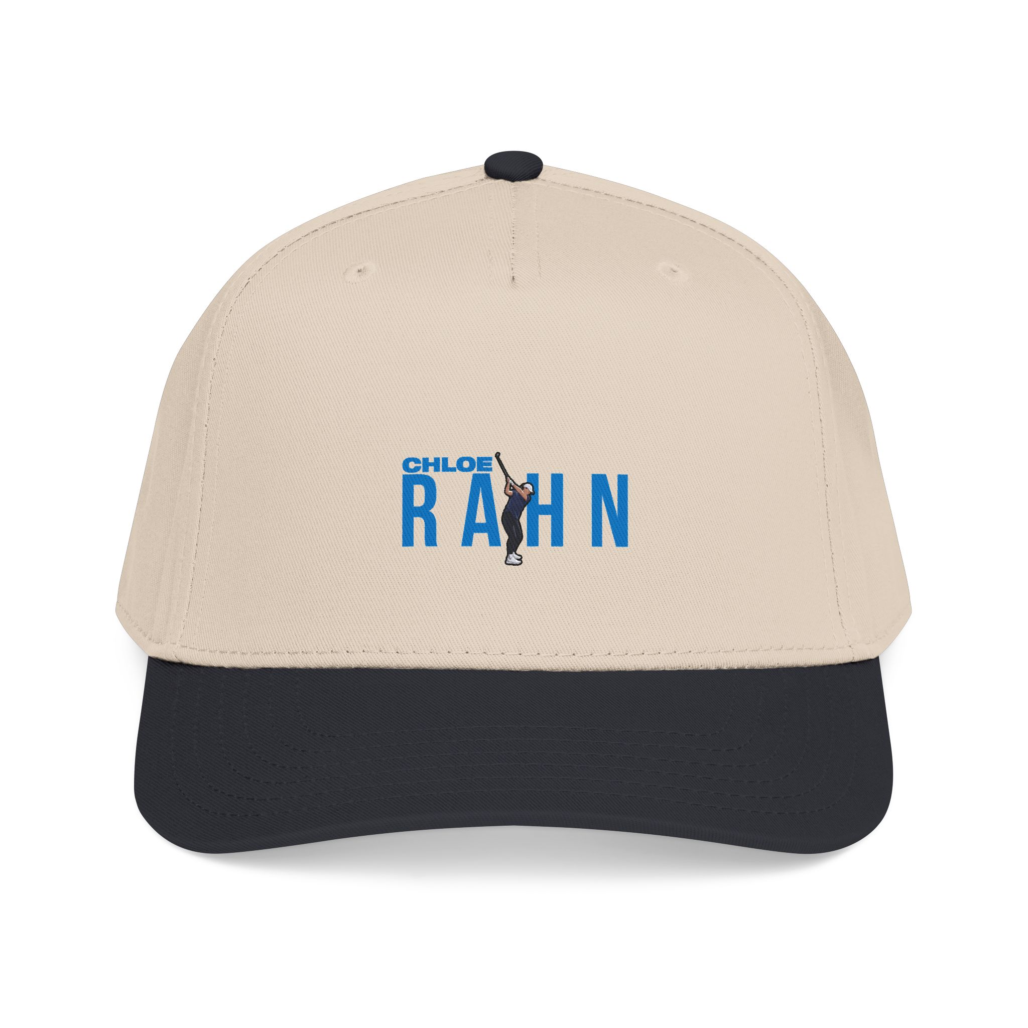 Baseball Cap — character_player_name in Black / Natural