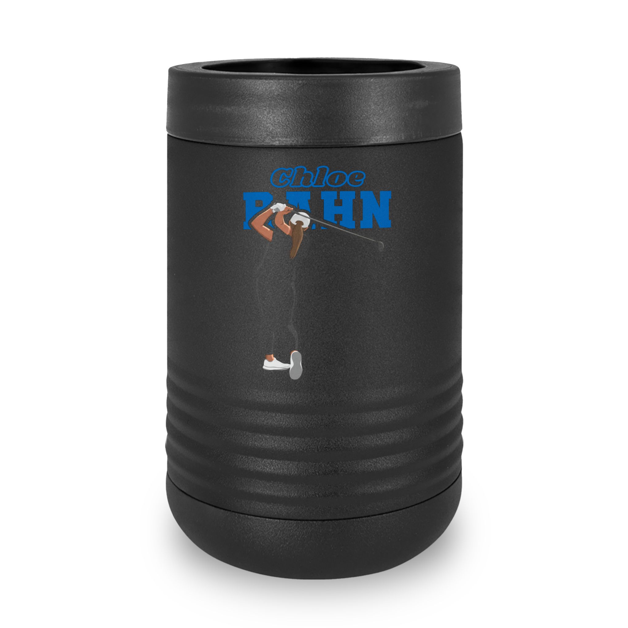 Stainless Can Cooler — character_name_arch in Black