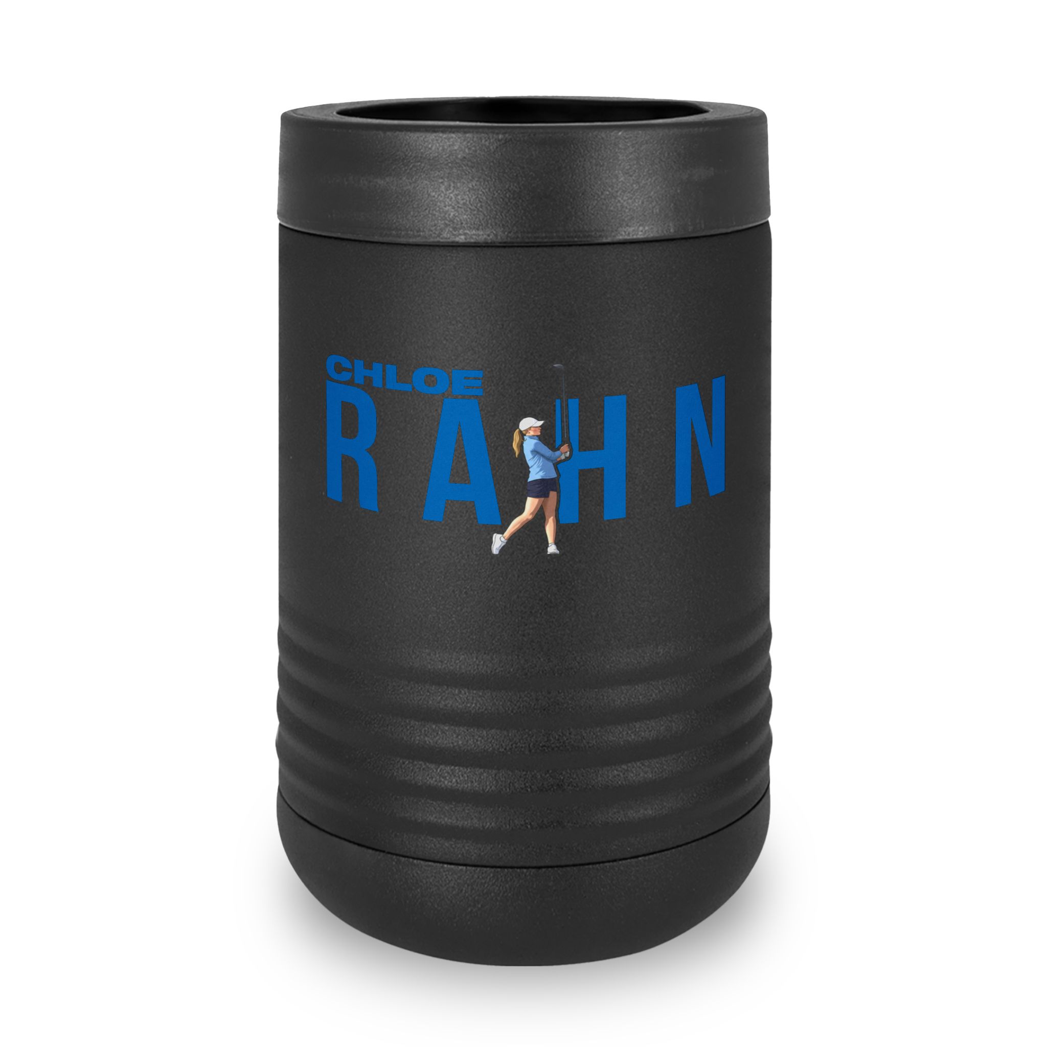Stainless Can Cooler — character_player_name in Black