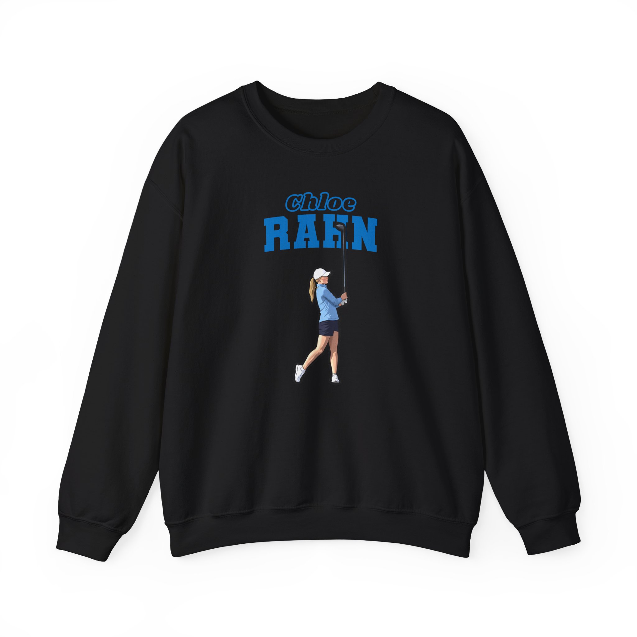 Crewneck Sweatshirt — character_name_arch in Black