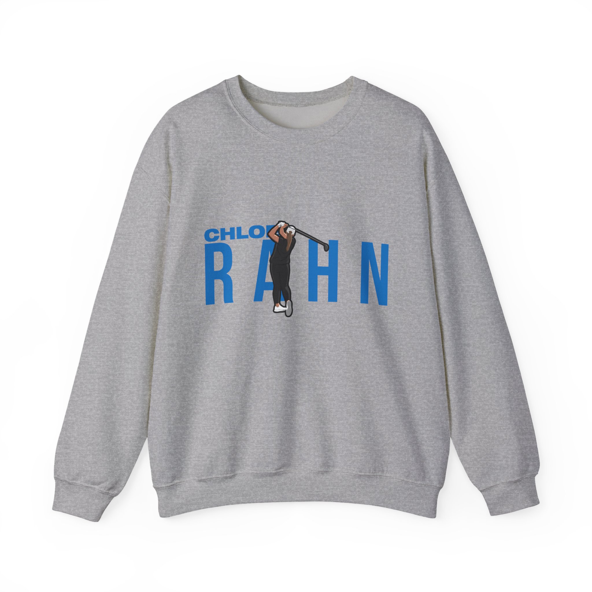 Crewneck Sweatshirt — character_player_name in Grey