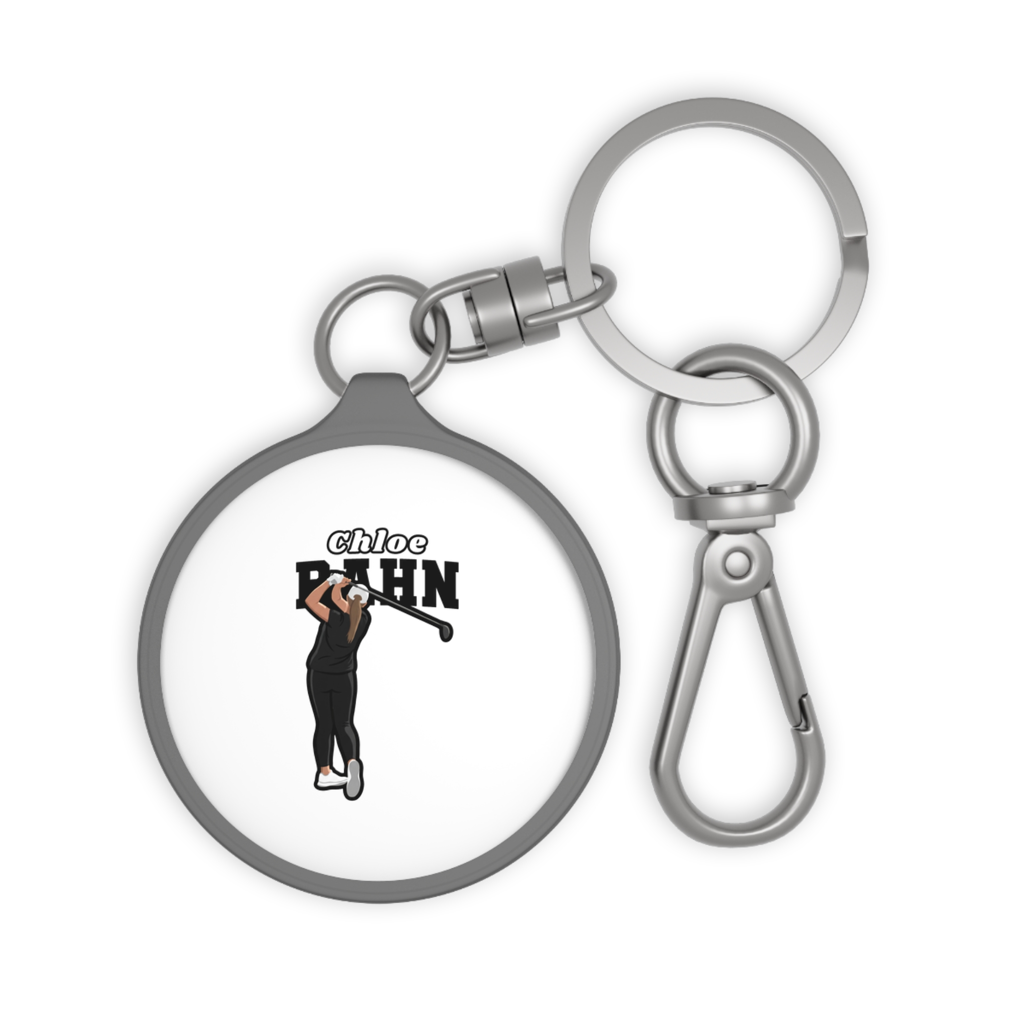 Keychain — character_name_arch in Grey