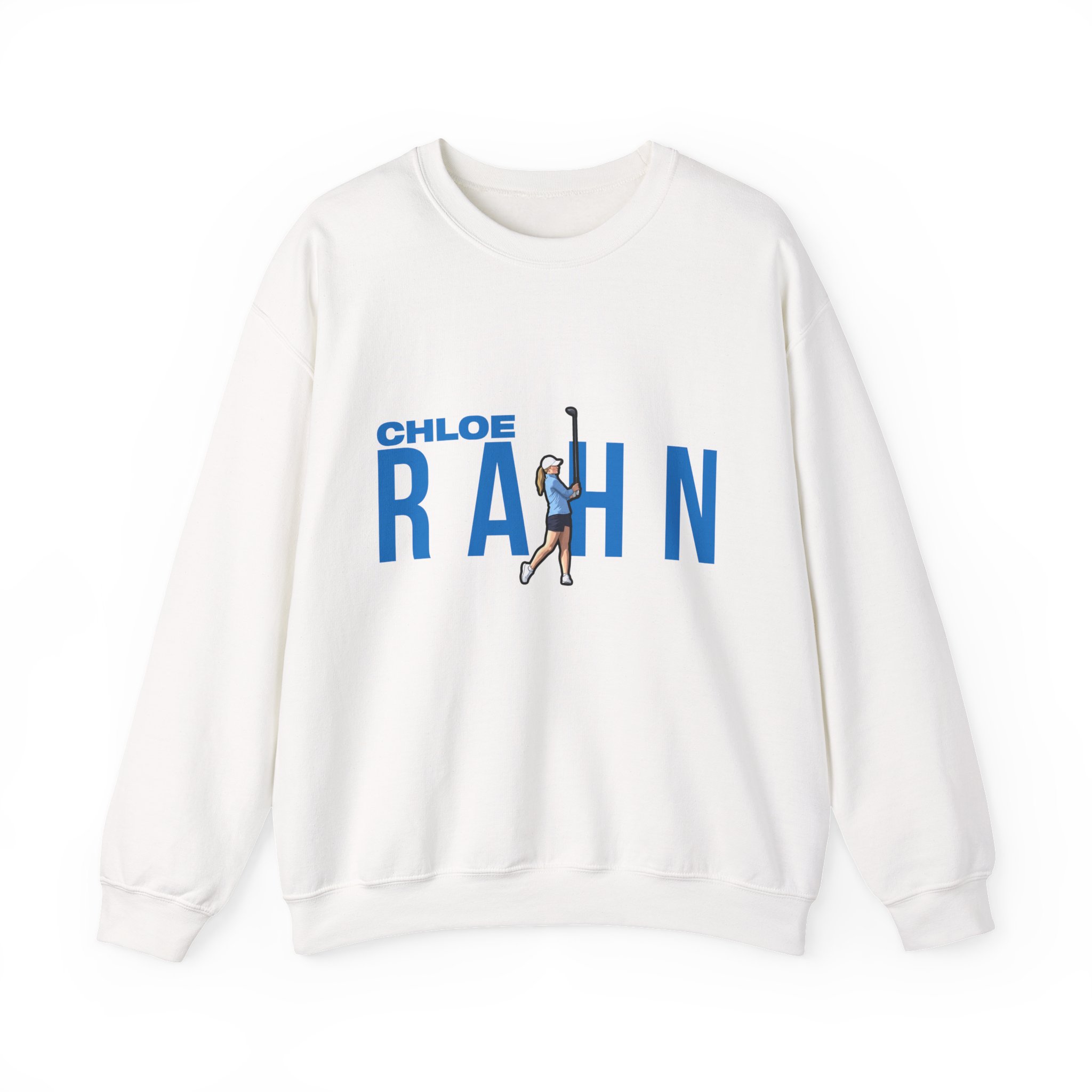 Crewneck Sweatshirt — character_player_name in White