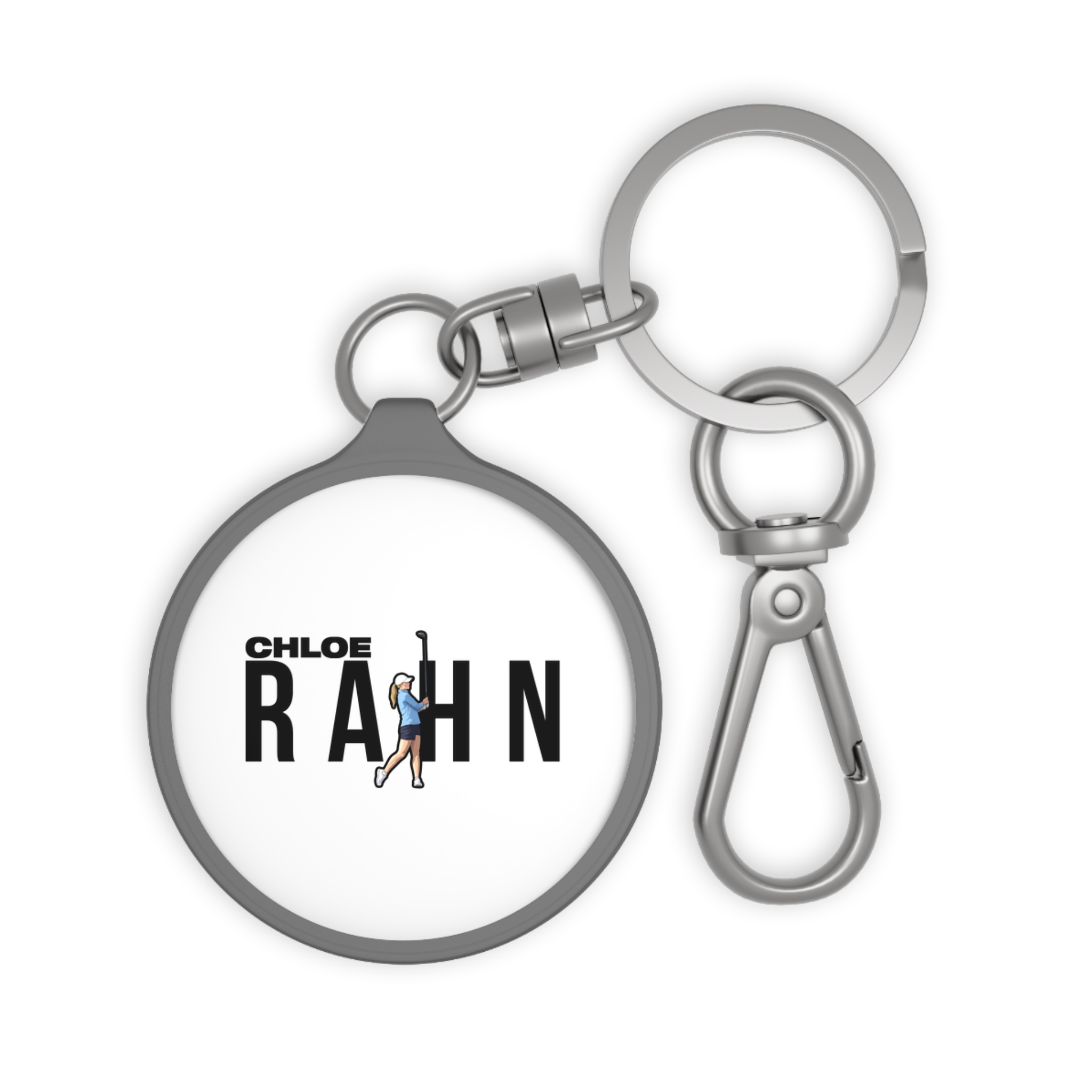Keychain — character_player_name in Grey
